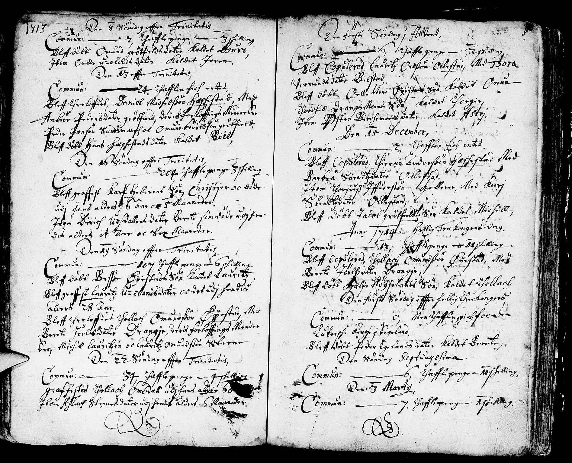 Helleland sokneprestkontor, SAST/A-101810: Parish register (official) no. A 1 /3, 1713-1761, p. 195