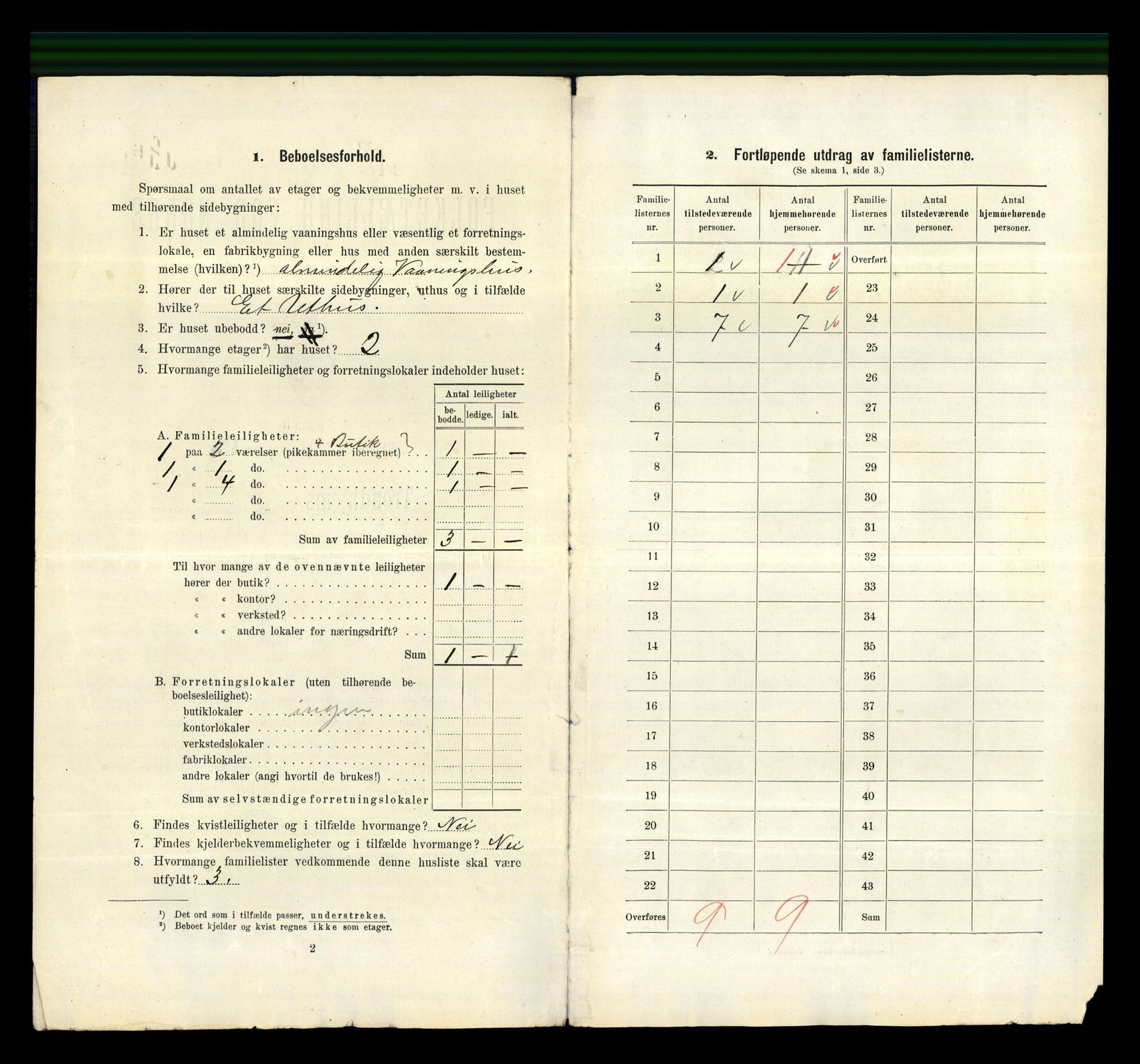 RA, 1910 census for Trondheim, 1910, p. 2962