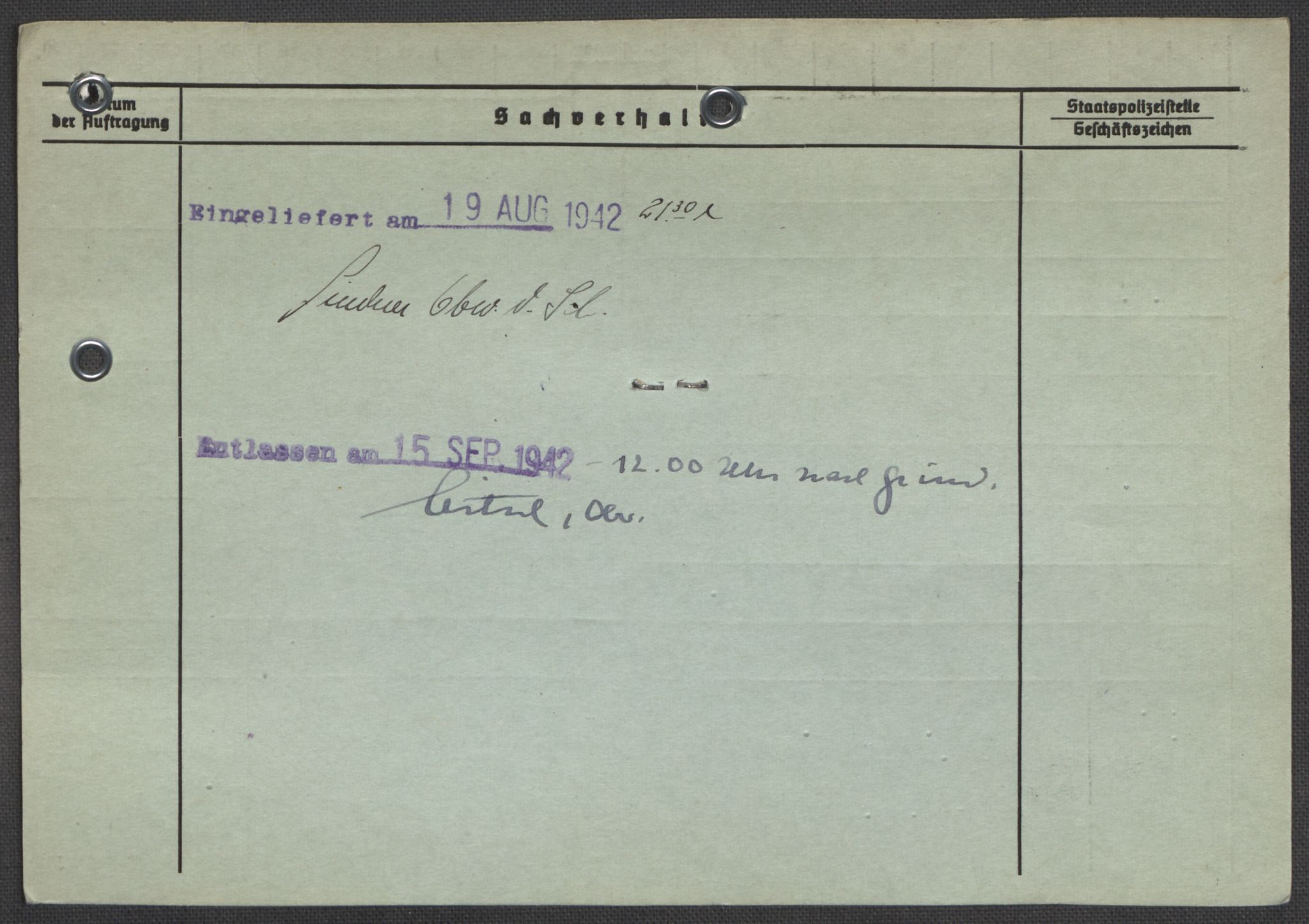 Befehlshaber der Sicherheitspolizei und des SD, AV/RA-RAFA-5969/E/Ea/Eaa/L0010: Register over norske fanger i Møllergata 19: Sø-Å, 1940-1945, p. 373