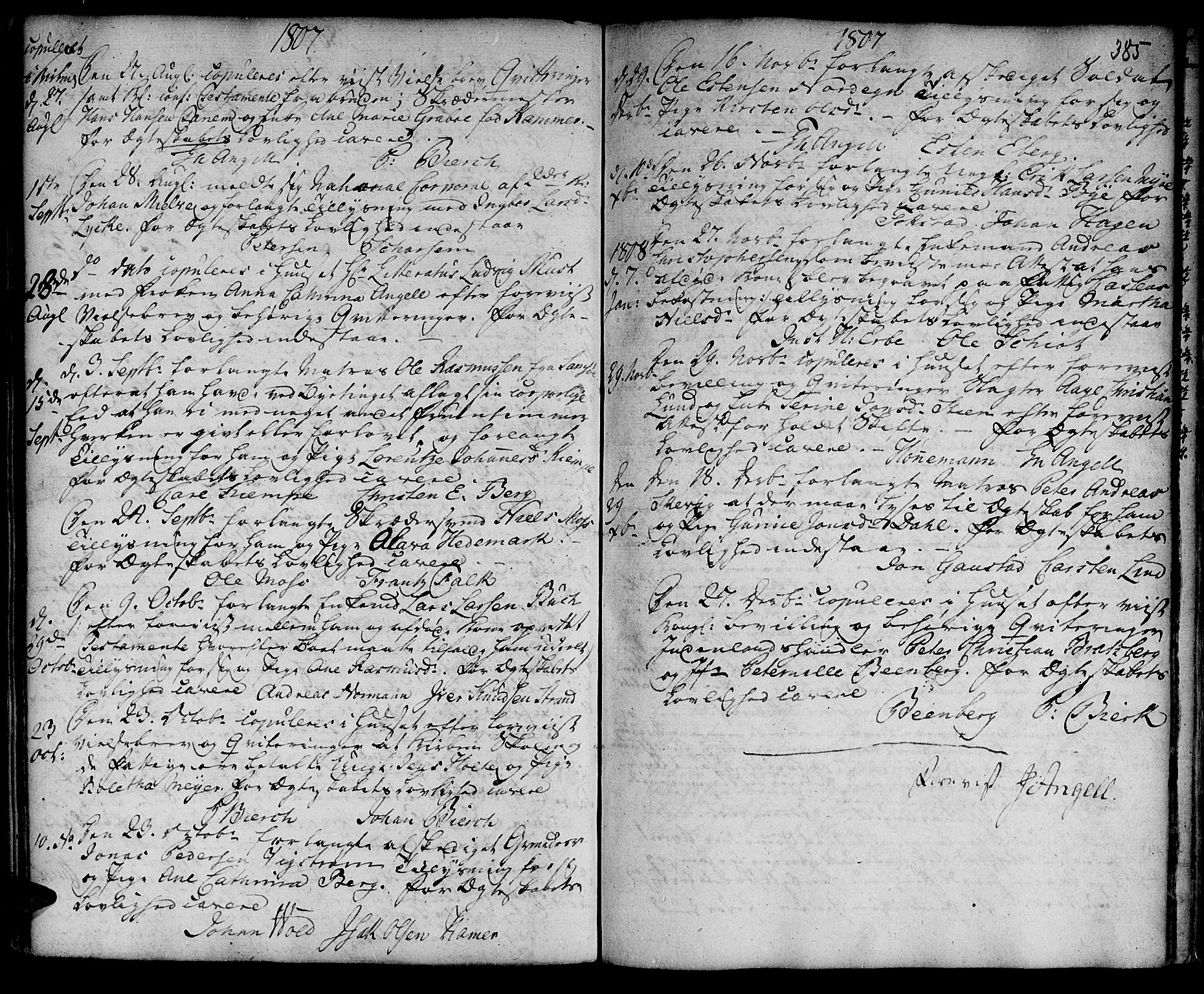 Ministerialprotokoller, klokkerbøker og fødselsregistre - Sør-Trøndelag, SAT/A-1456/601/L0038: Parish register (official) no. 601A06, 1766-1877, p. 385