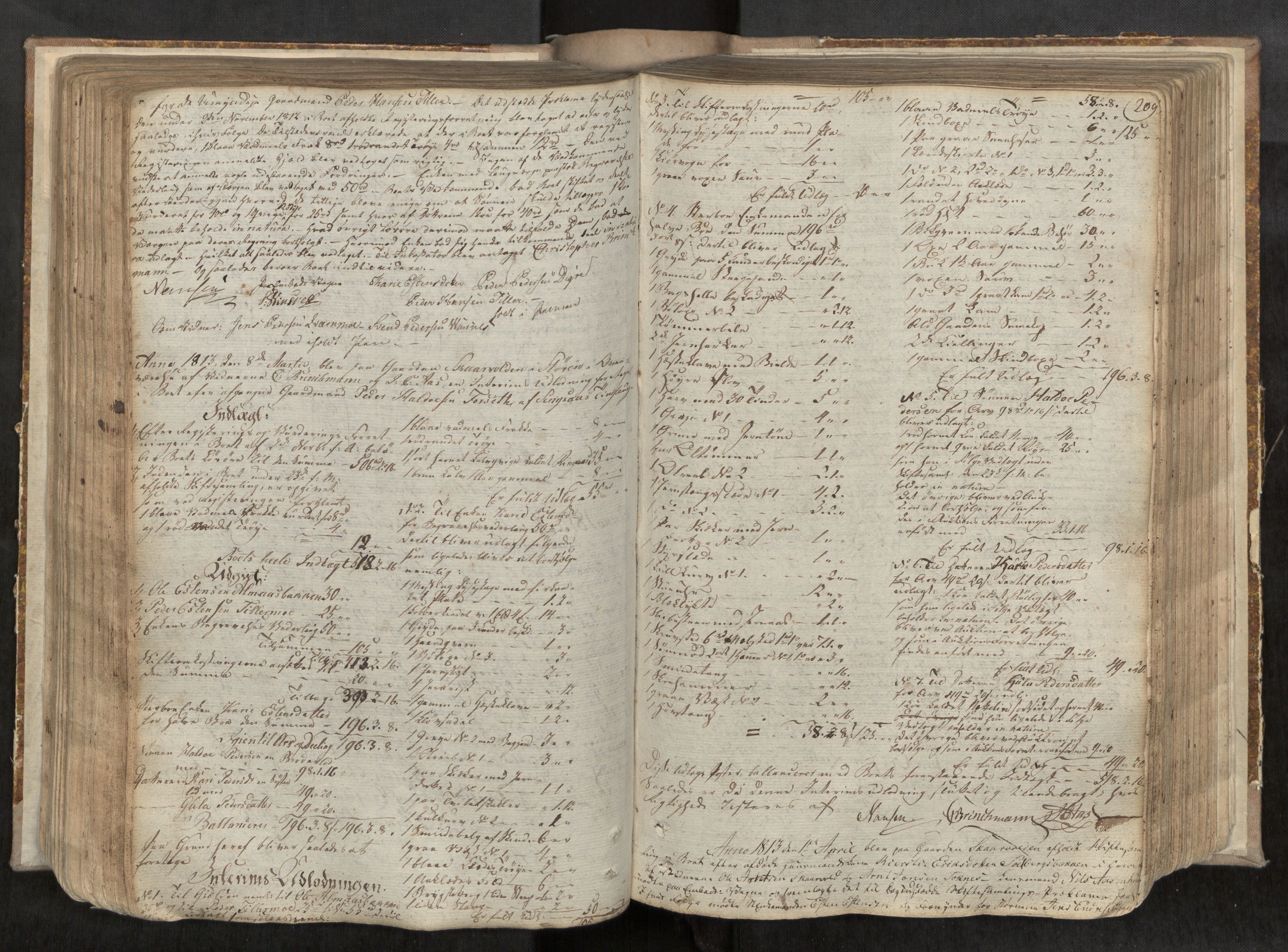 Gauldal sorenskriveri, AV/SAT-A-0014/1/3/3B/L0001: Skiftebehandlingsprotokoll, 1805-1823, p. 209
