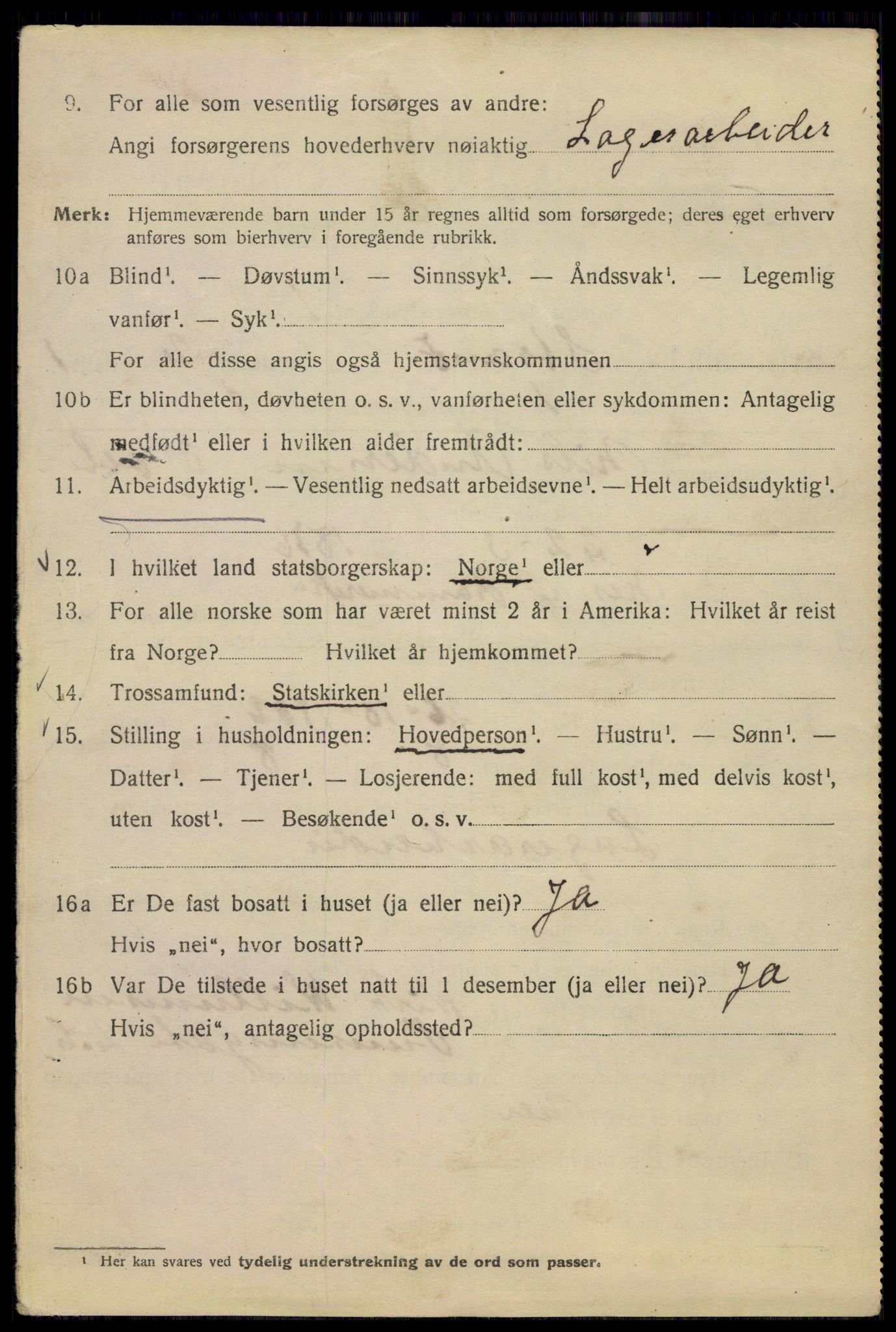 SAO, 1920 census for Kristiania, 1920, p. 550834