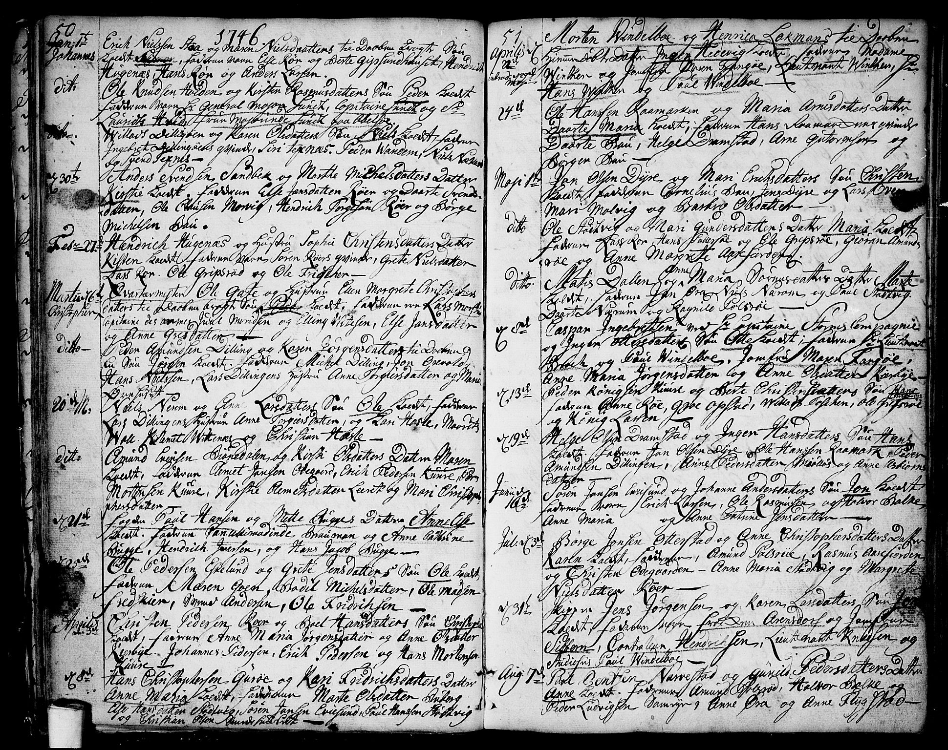Rygge prestekontor Kirkebøker, SAO/A-10084b/F/Fa/L0001: Parish register (official) no. 1, 1725-1771, p. 50-51