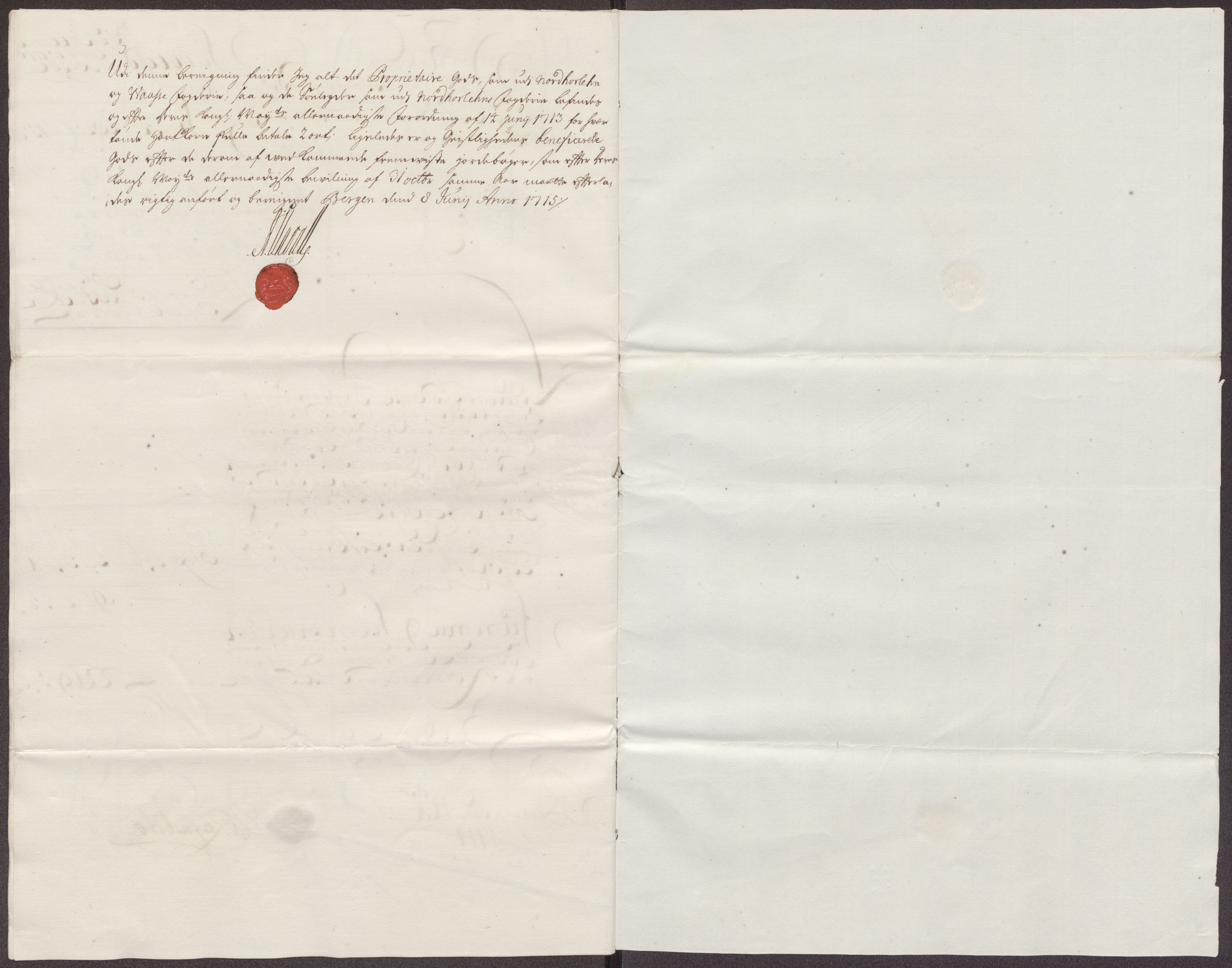 Rentekammeret inntil 1814, Reviderte regnskaper, Fogderegnskap, AV/RA-EA-4092/R51/L3195: Fogderegnskap Nordhordland og Voss, 1713, p. 179