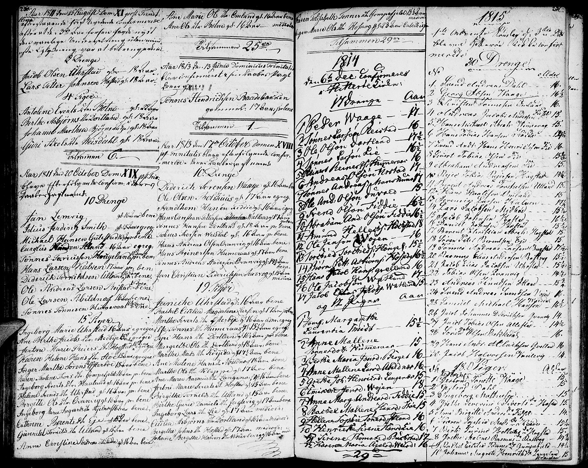 Flekkefjord sokneprestkontor, SAK/1111-0012/F/Fa/Fab/L0002: Parish register (official) no. A 2, 1781-1832, p. 230-231