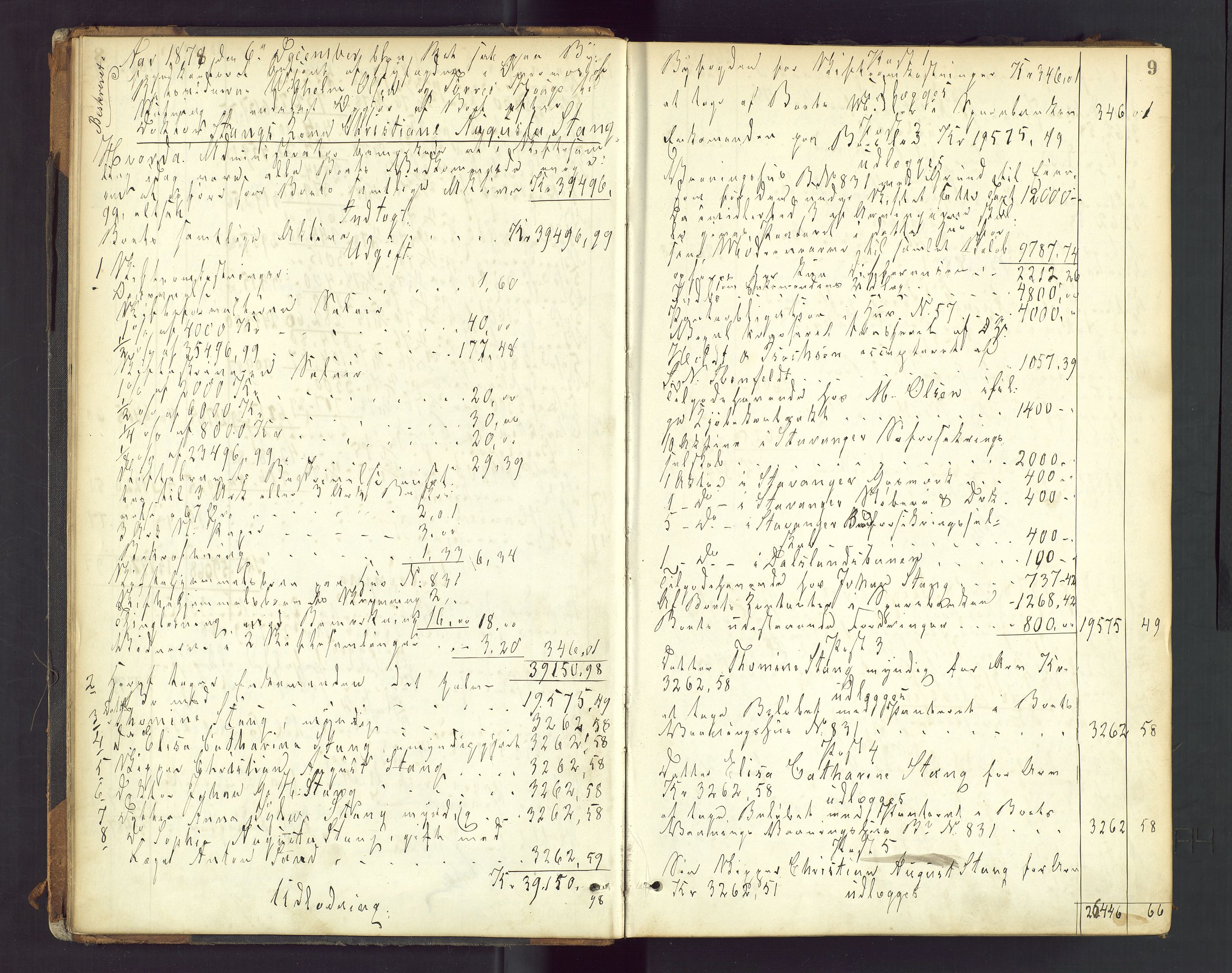 Stavanger byfogd, AV/SAST-A-101408/001/5/50/503BD/L0003: Skifteutlodningsprotokoll, 1878-1885, p. 9