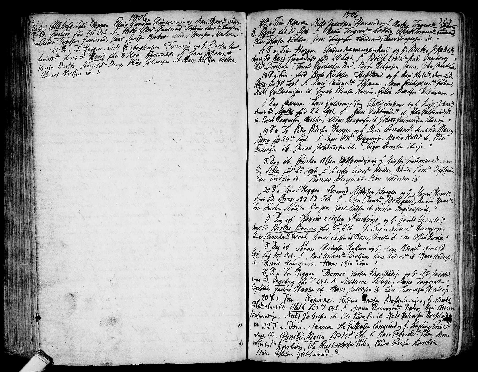 Modum kirkebøker, AV/SAKO-A-234/F/Fa/L0003: Parish register (official) no. 3, 1783-1819, p. 328-329