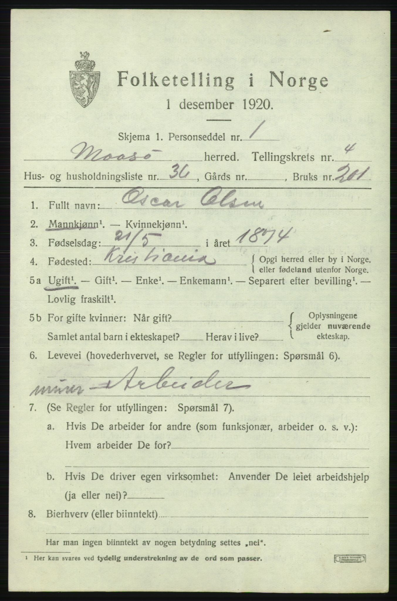 SATØ, 1920 census for Måsøy, 1920, p. 2246