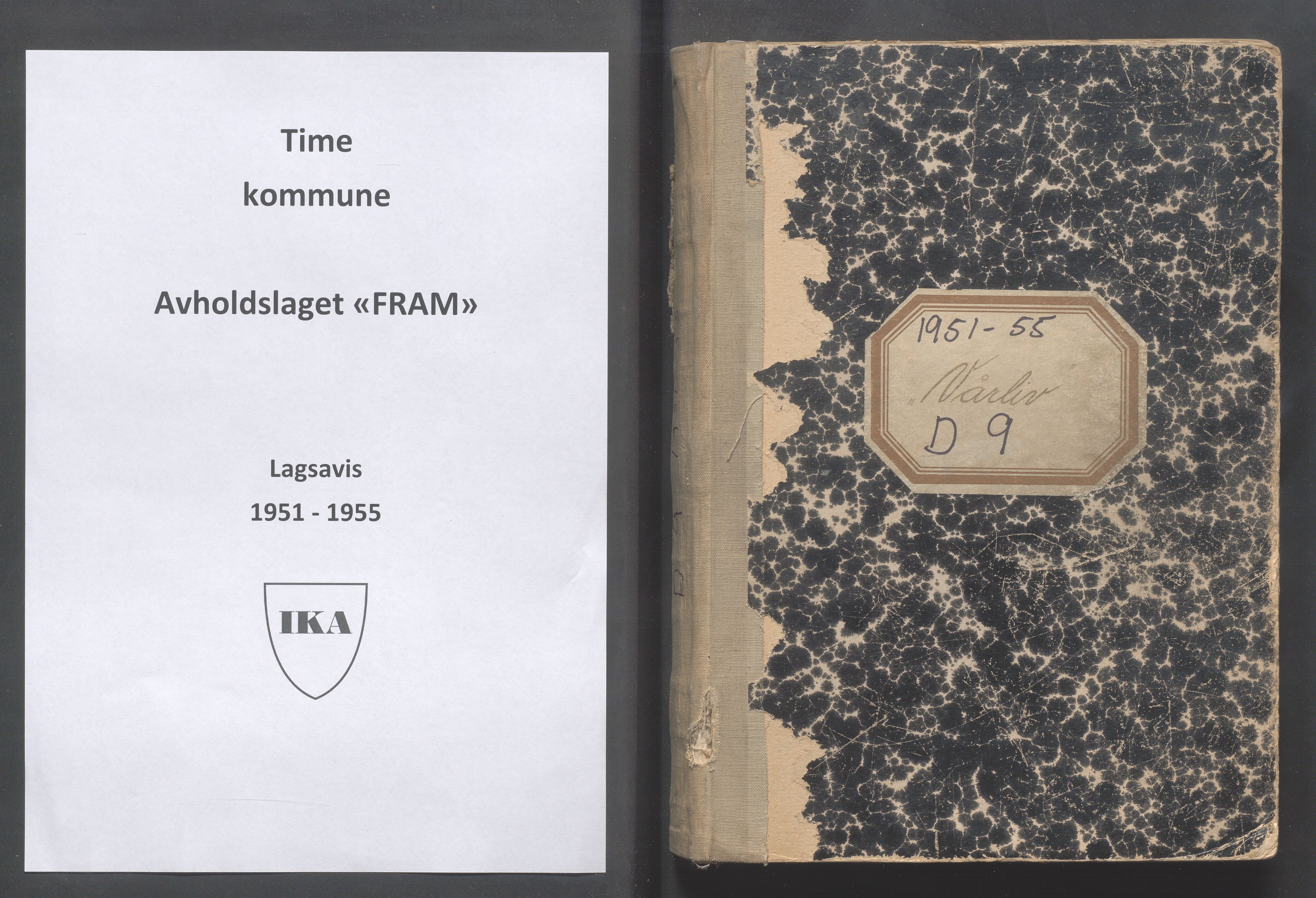 Time kommune - PA 15 Avholdslaget "FRAM", IKAR/K-100875/F/L0008: Håndskrevet blad "Vårliv", 1951-1955, p. 1