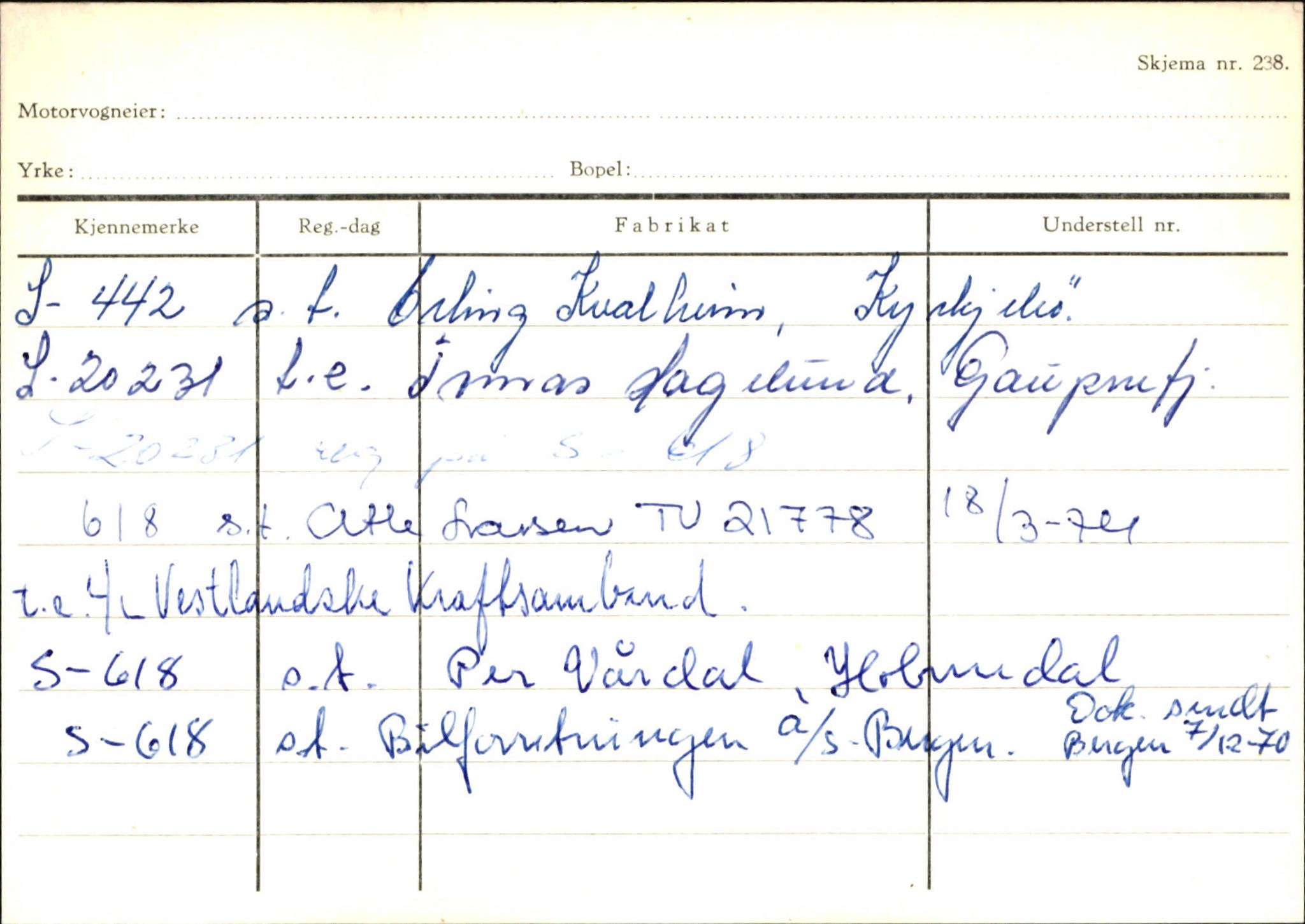 Statens vegvesen, Sogn og Fjordane vegkontor, SAB/A-5301/4/F/L0131: Eigarregister Høyanger P-Å. Stryn S-Å, 1945-1975, p. 802