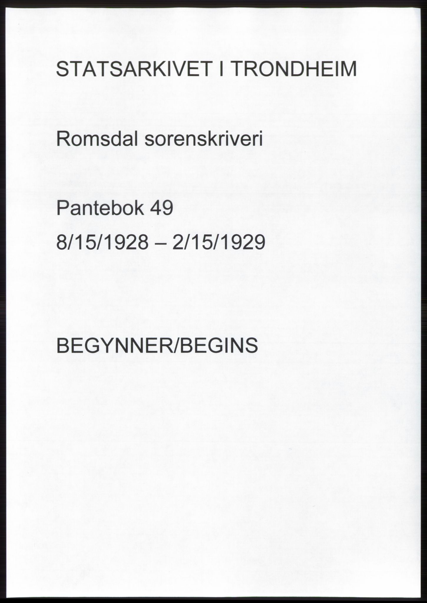 Romsdal sorenskriveri, AV/SAT-A-4149/1/2/2C/L0055: Mortgage book no. 49, 1928-1929, Deed date: 15.08.1928