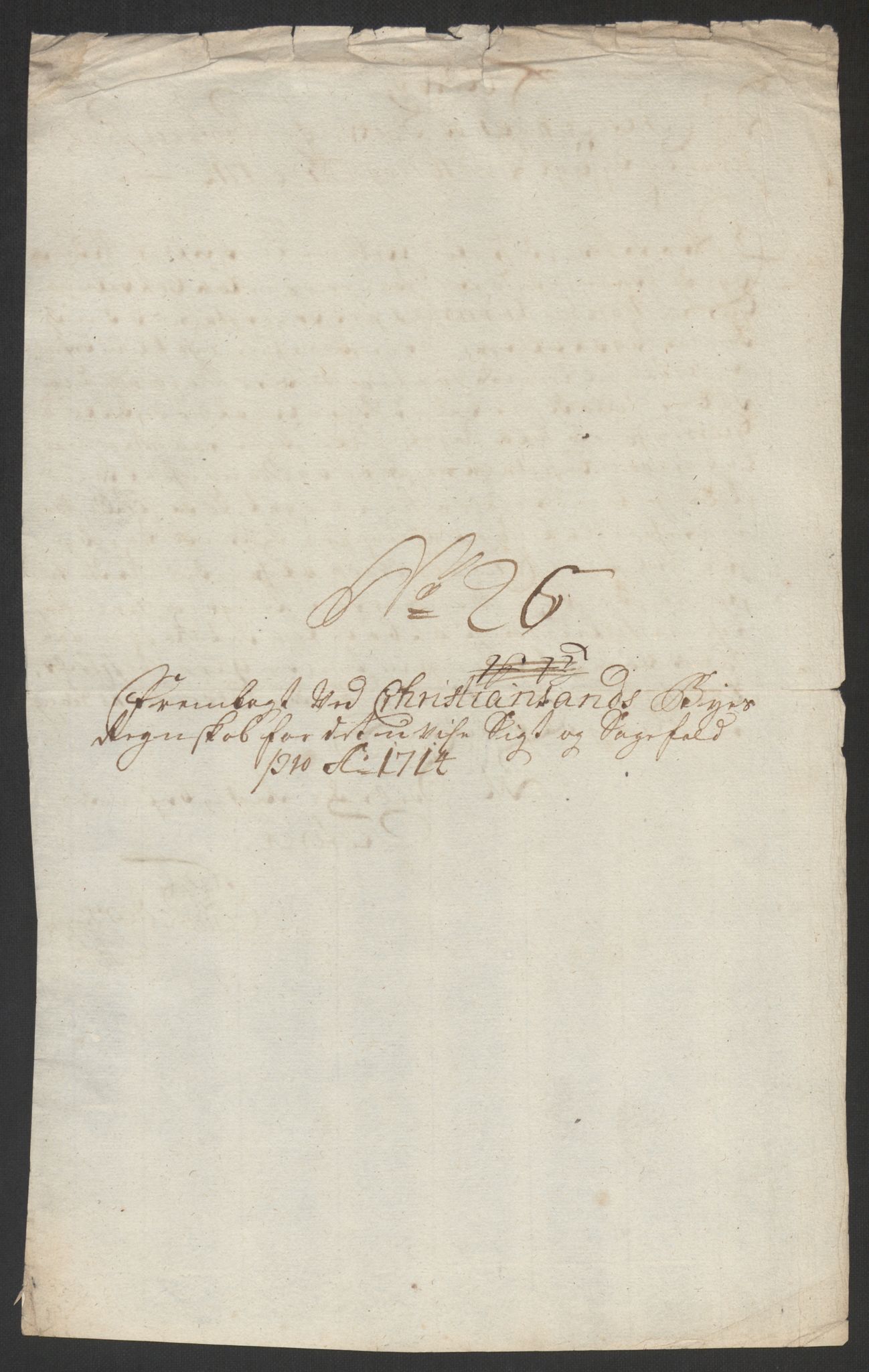 Rentekammeret inntil 1814, Reviderte regnskaper, Byregnskaper, RA/EA-4066/R/Rm/L0285: [M18] Sikt og sakefall, 1681-1718, p. 437