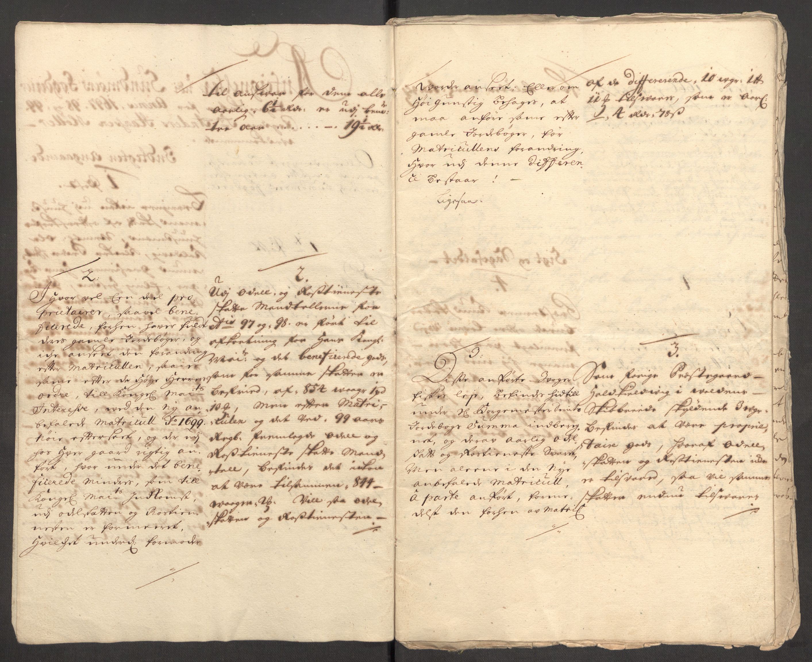 Rentekammeret inntil 1814, Reviderte regnskaper, Fogderegnskap, RA/EA-4092/R54/L3557: Fogderegnskap Sunnmøre, 1699, p. 297