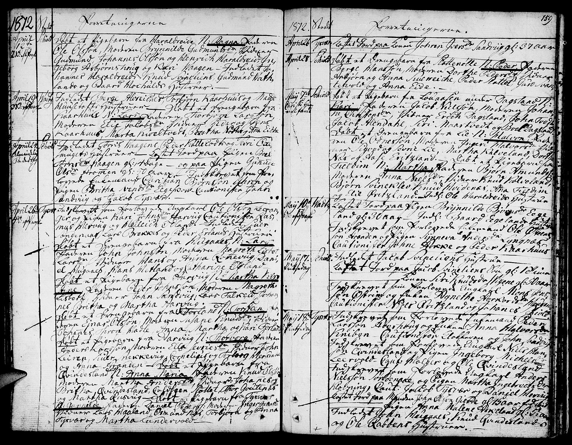 Skjold sokneprestkontor, AV/SAST-A-101847/H/Ha/Haa/L0002: Parish register (official) no. A 2, 1786-1815, p. 159