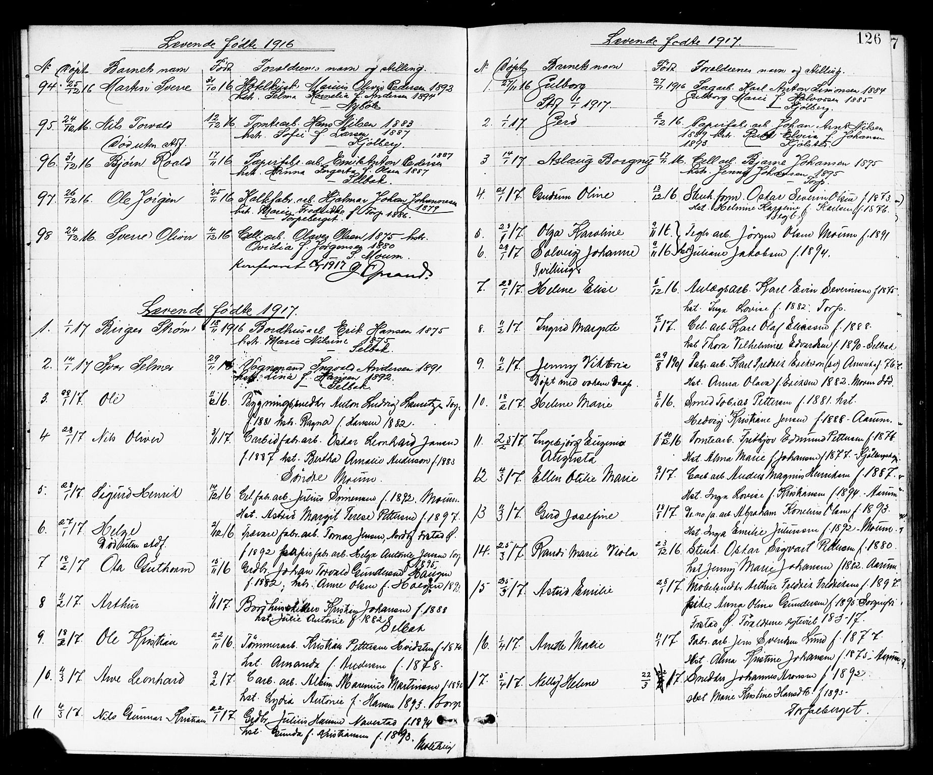 Borge prestekontor Kirkebøker, SAO/A-10903/G/Ga/L0002: Parish register (copy) no. I 2, 1875-1923, p. 126
