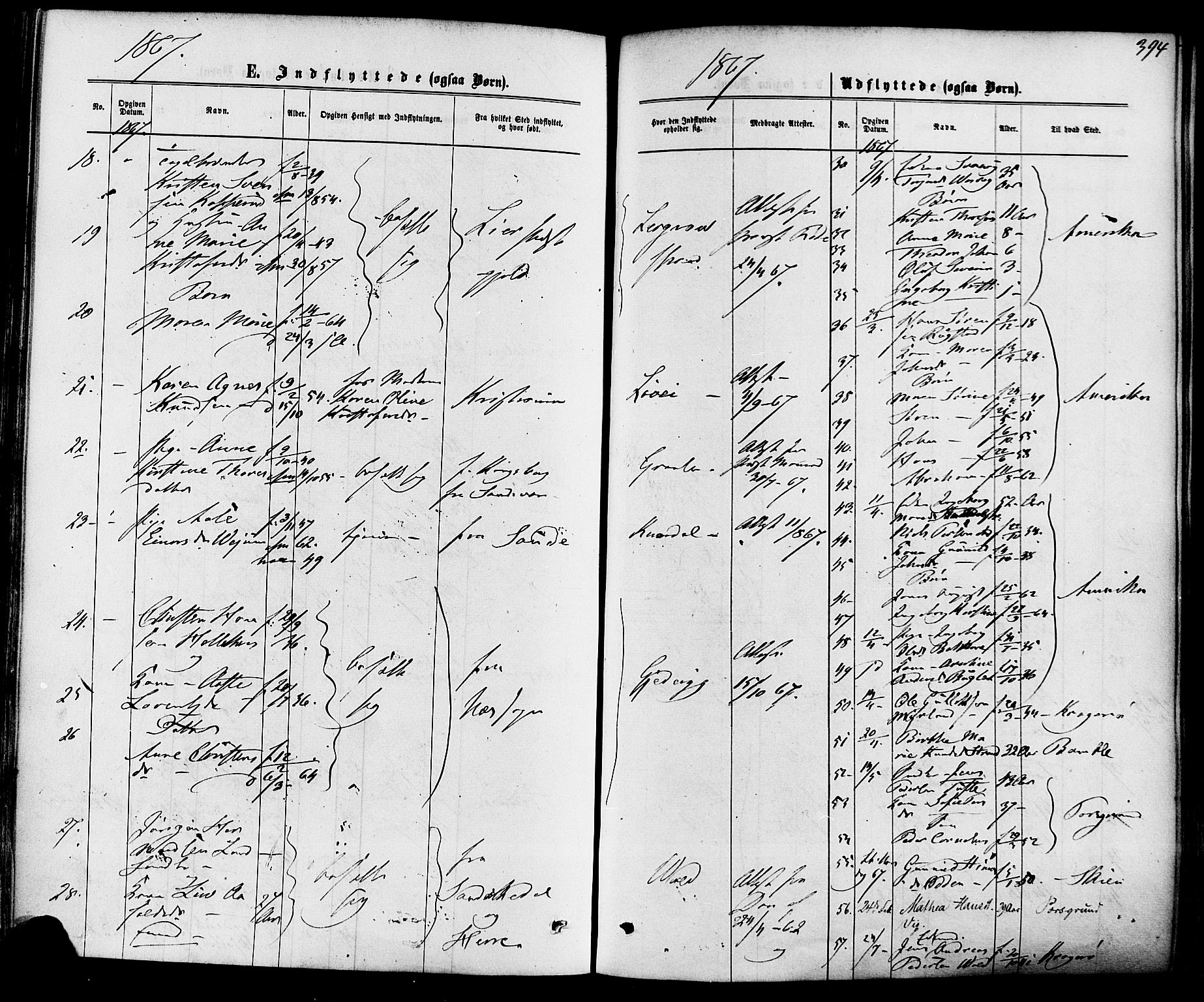 Solum kirkebøker, AV/SAKO-A-306/F/Fa/L0008: Parish register (official) no. I 8, 1865-1876, p. 394