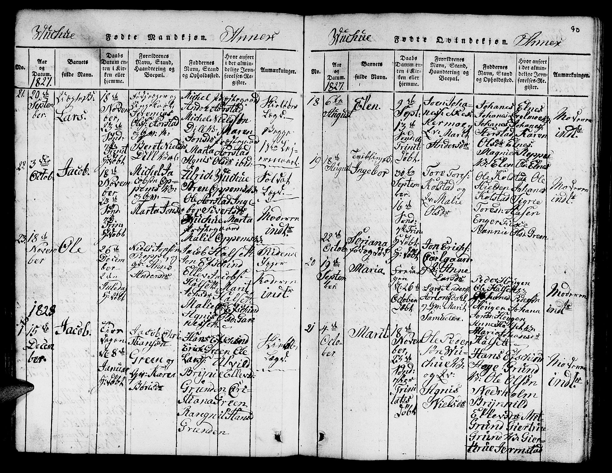Ministerialprotokoller, klokkerbøker og fødselsregistre - Nord-Trøndelag, SAT/A-1458/724/L0265: Parish register (copy) no. 724C01, 1816-1845, p. 90