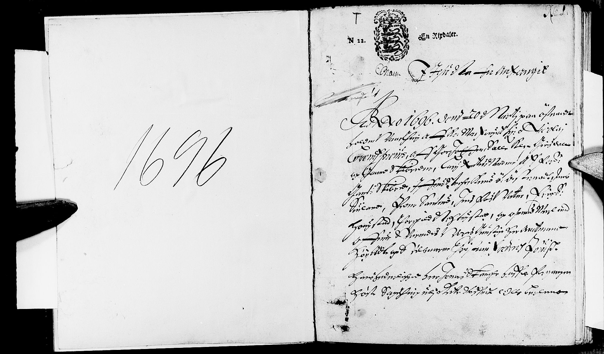 Jæren og Dalane sorenskriveri, SAST/A-100306/3/30/30BA/L0052: TINGBOK, 1696, p. 0b-1a