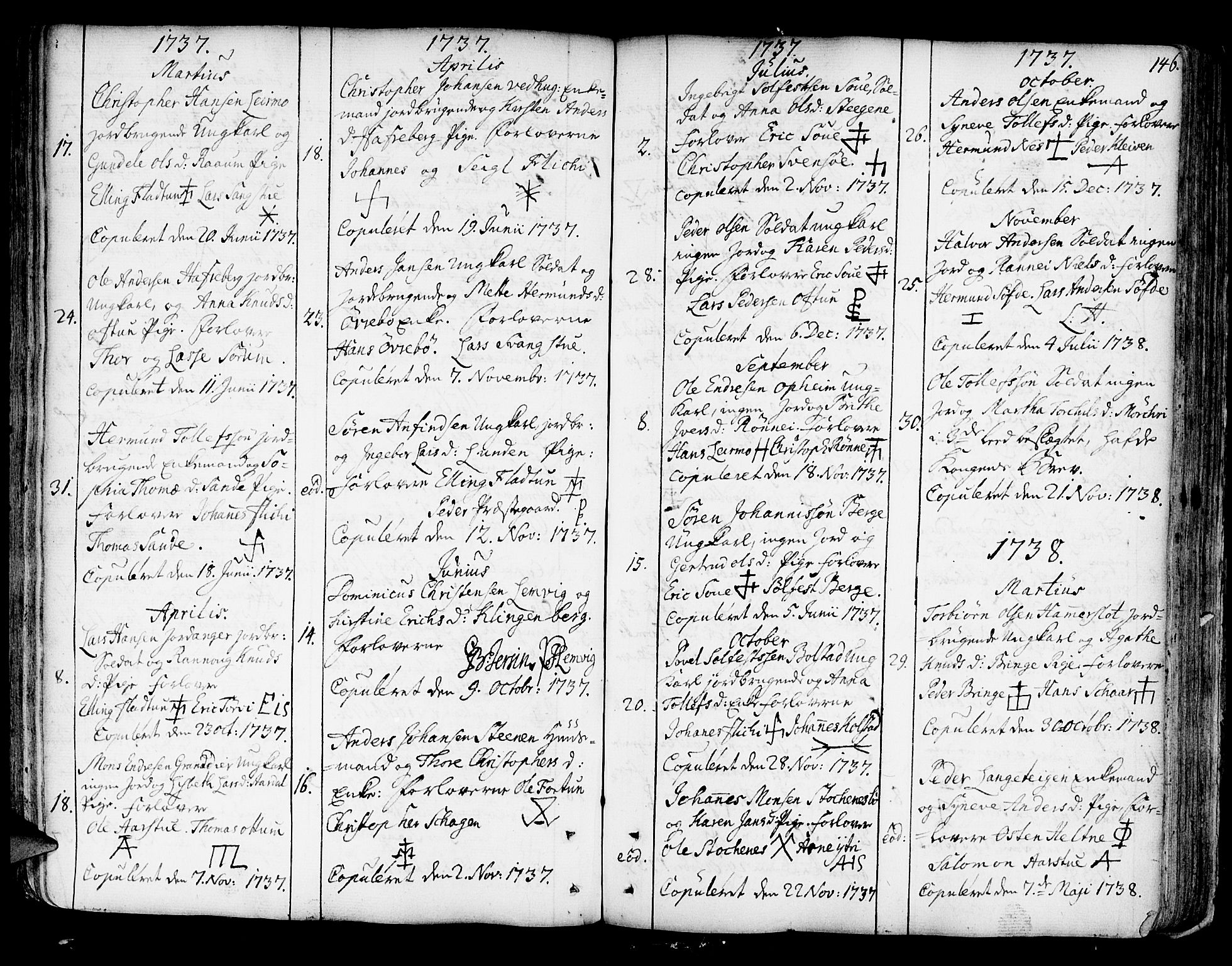 Luster sokneprestembete, SAB/A-81101/H/Haa/Haaa/L0001: Parish register (official) no. A 1, 1731-1803, p. 146