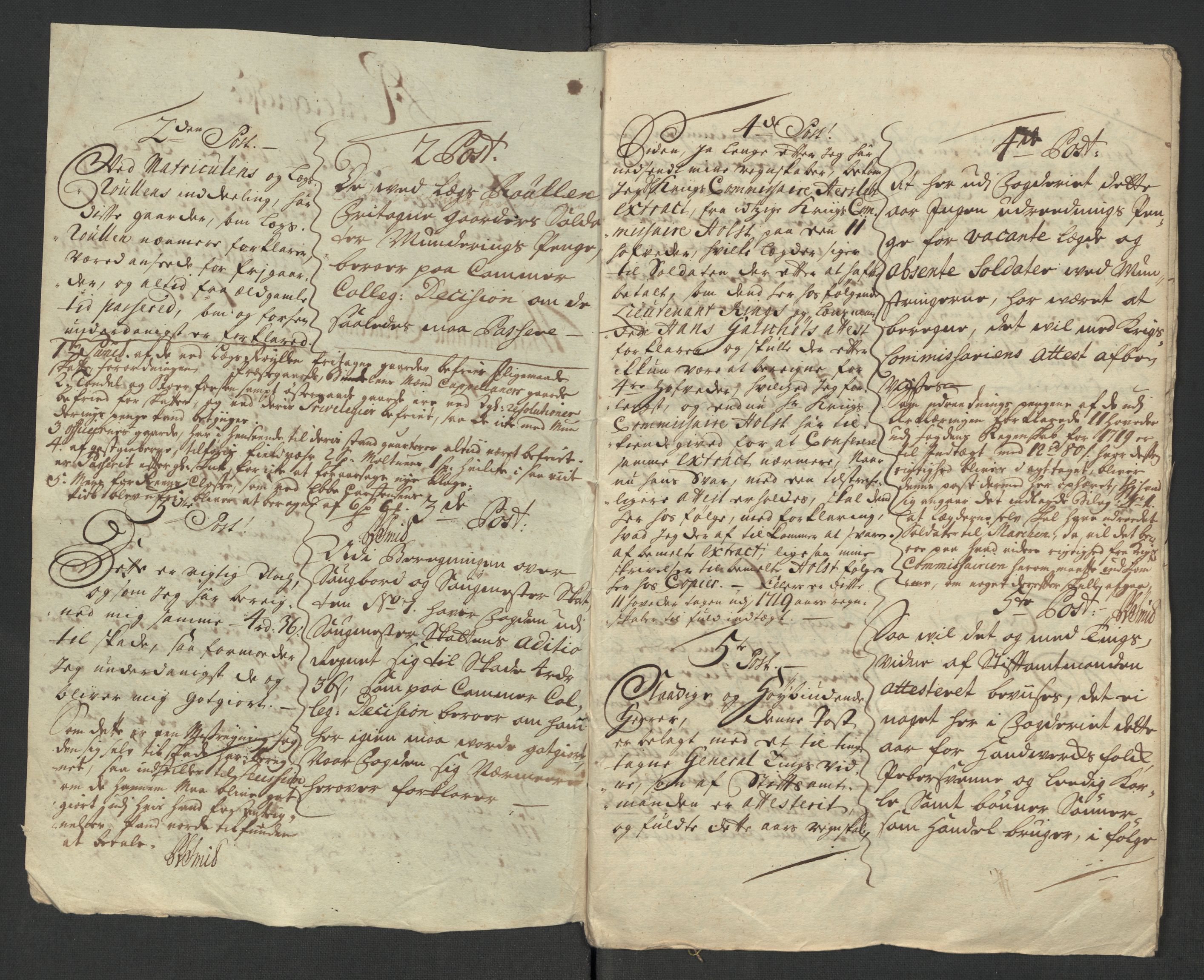 Rentekammeret inntil 1814, Reviderte regnskaper, Fogderegnskap, AV/RA-EA-4092/R57/L3865: Fogderegnskap Fosen, 1717, p. 258