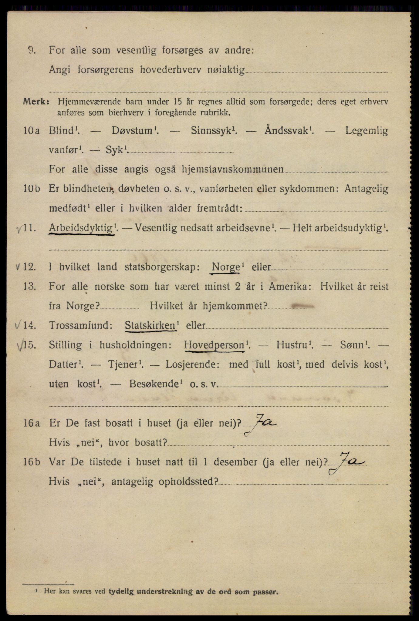 SAO, 1920 census for Kristiania, 1920, p. 226846