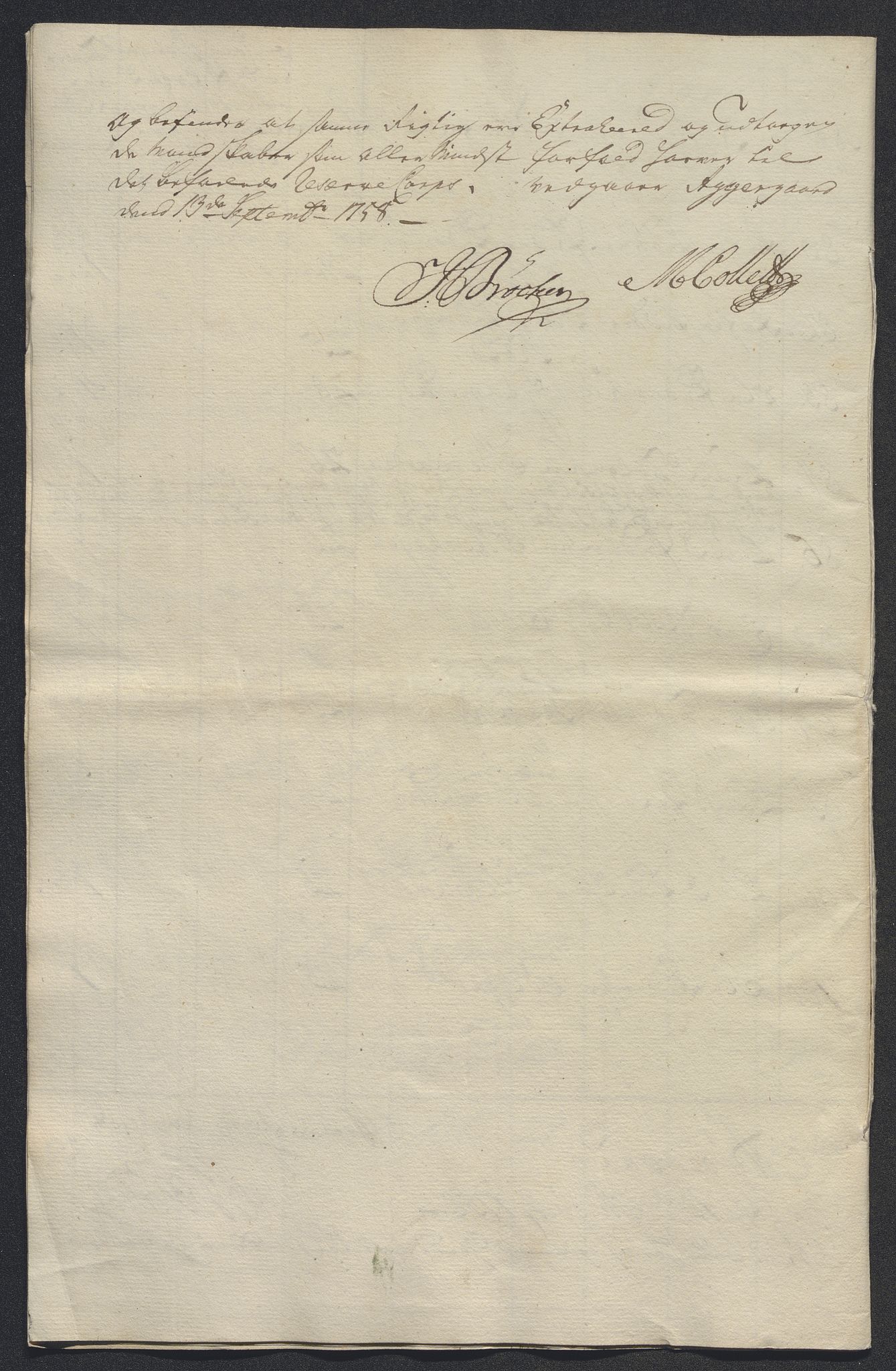 Kommanderende general (KG I) med Det norske krigsdirektorium, AV/RA-EA-5419/E/Ec/L0021: Ruller over nedkommanderte mannskap, 1758-1762, p. 217