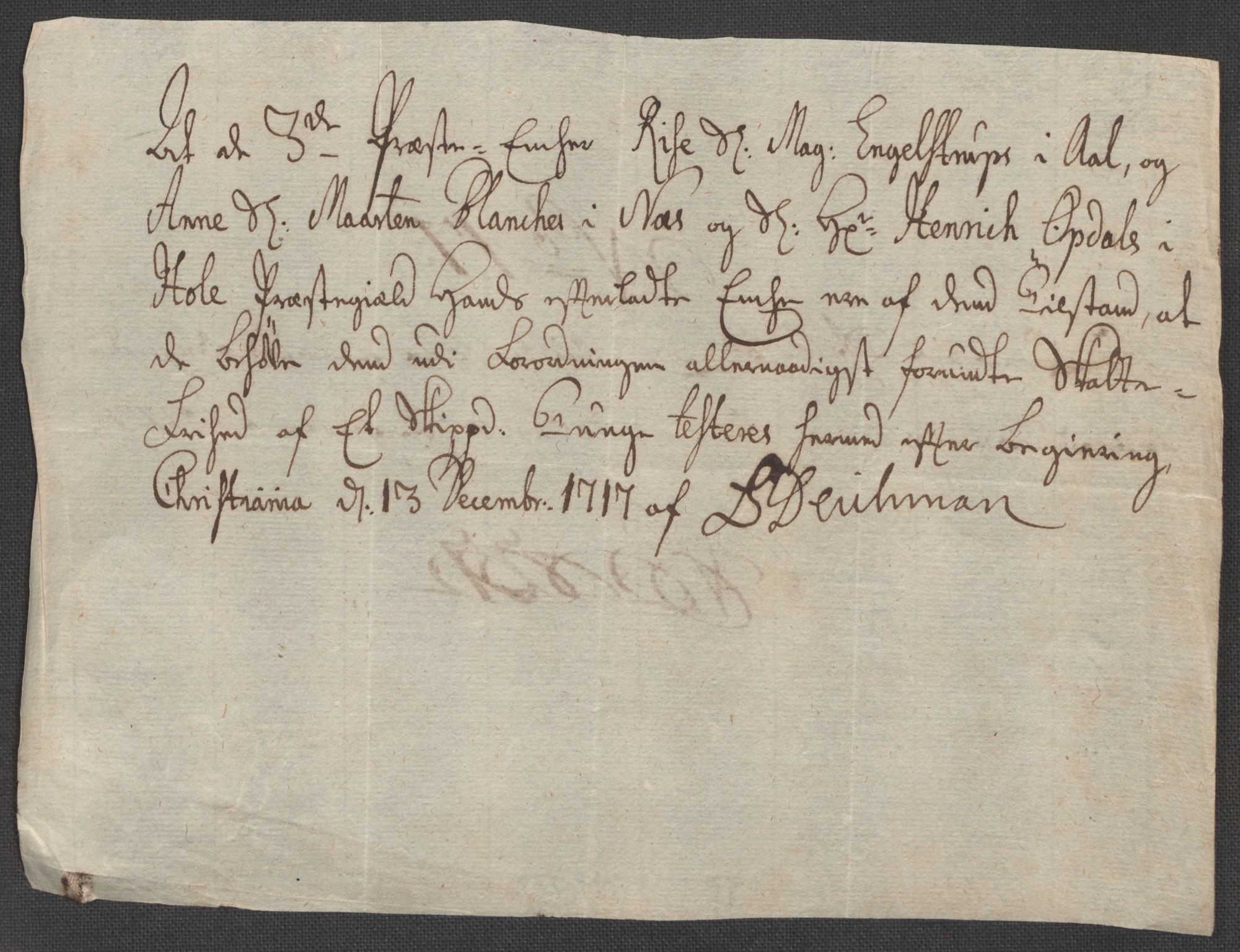 Rentekammeret inntil 1814, Reviderte regnskaper, Fogderegnskap, RA/EA-4092/R23/L1475: Fogderegnskap Ringerike og Hallingdal, 1717, p. 234