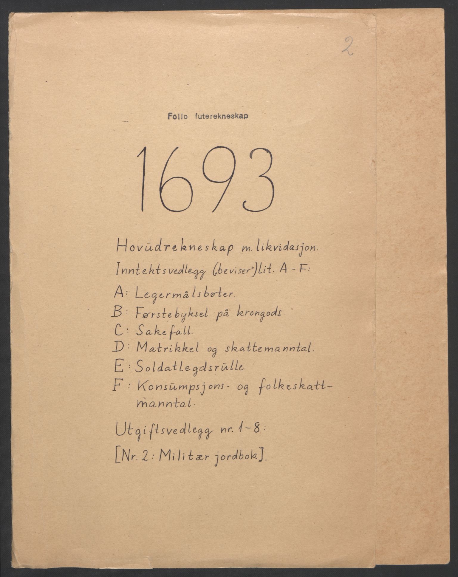 Rentekammeret inntil 1814, Reviderte regnskaper, Fogderegnskap, RA/EA-4092/R09/L0437: Fogderegnskap Follo, 1692-1693, p. 220