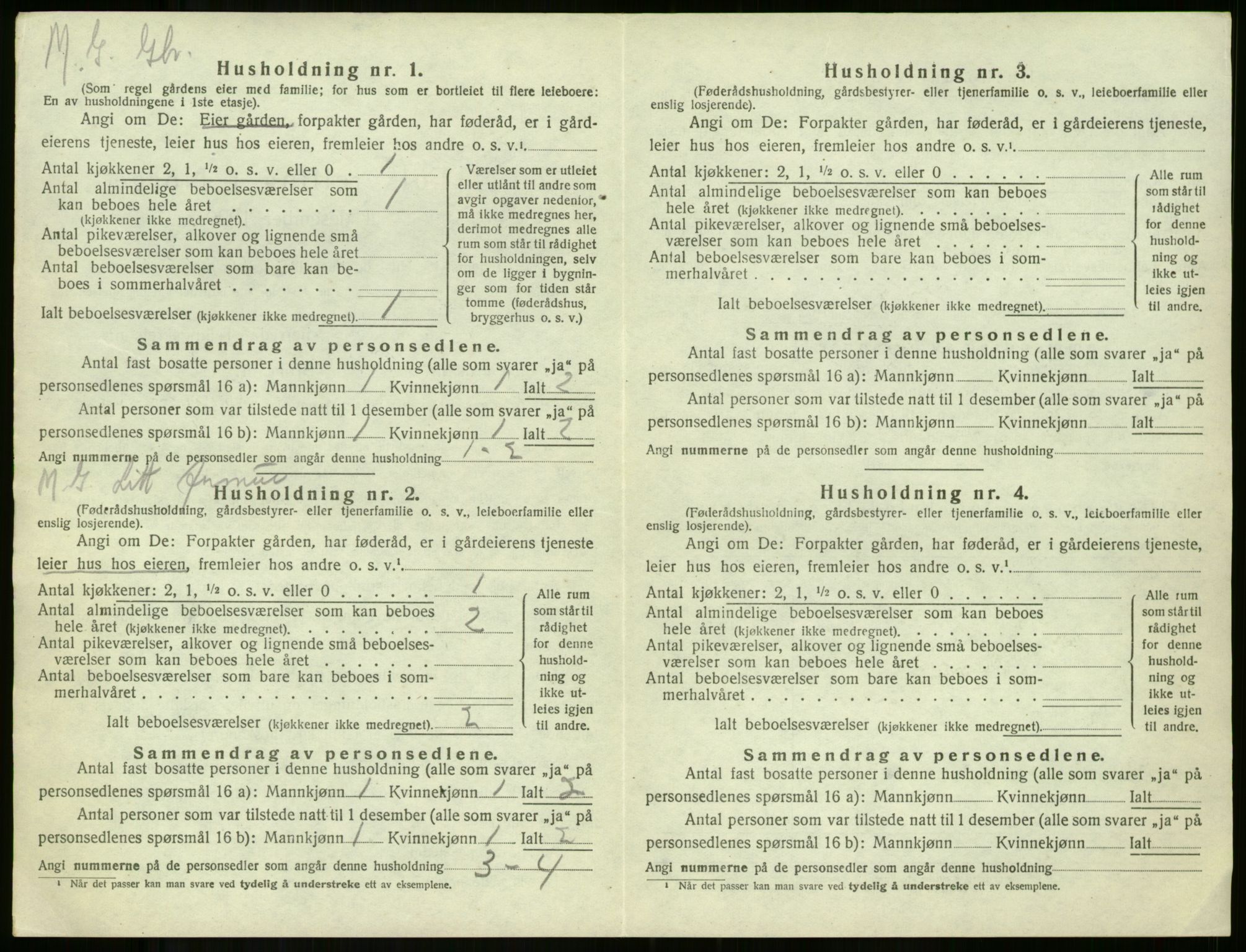 SAKO, 1920 census for Borre, 1920, p. 1367