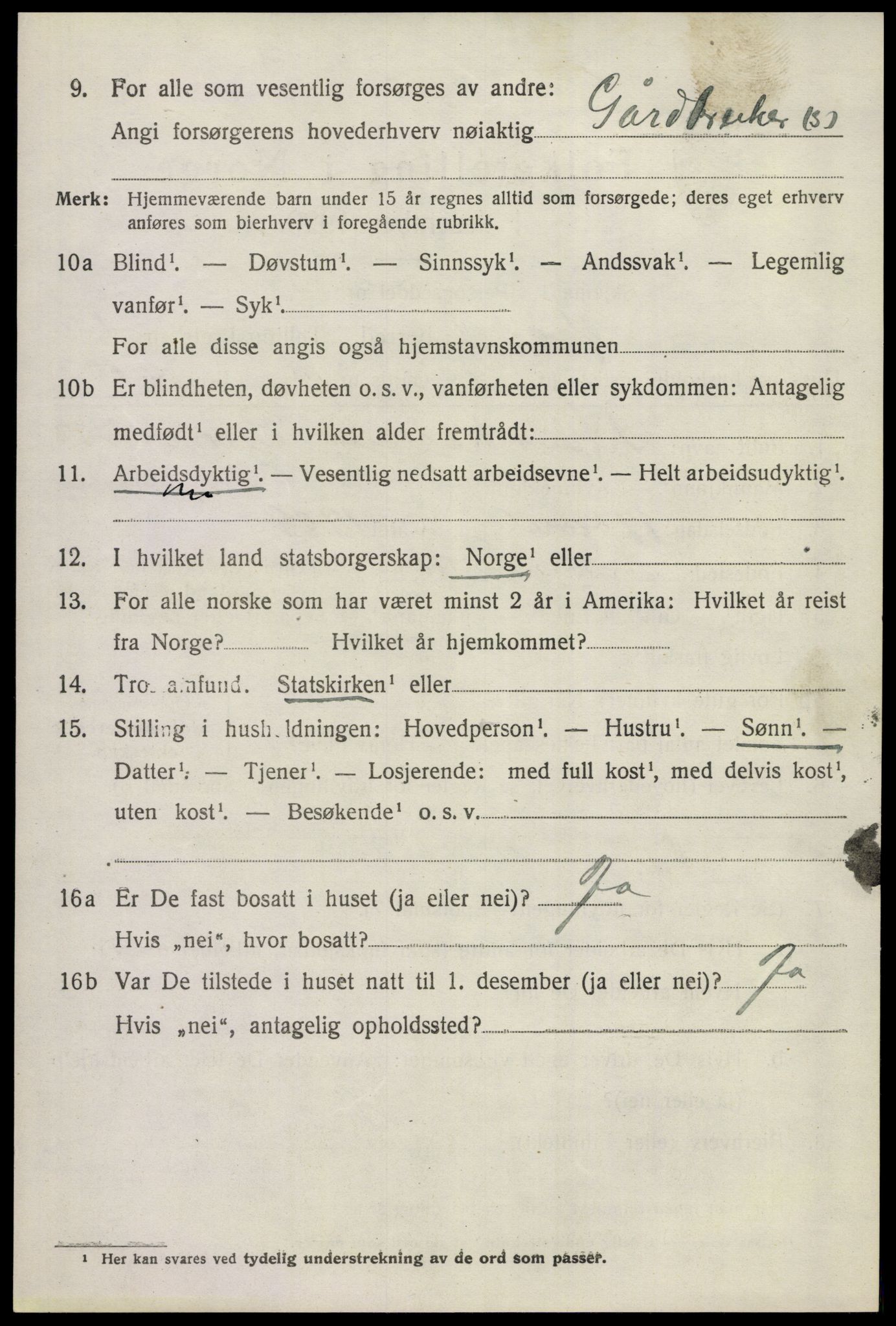 SAKO, 1920 census for Sigdal, 1920, p. 1957