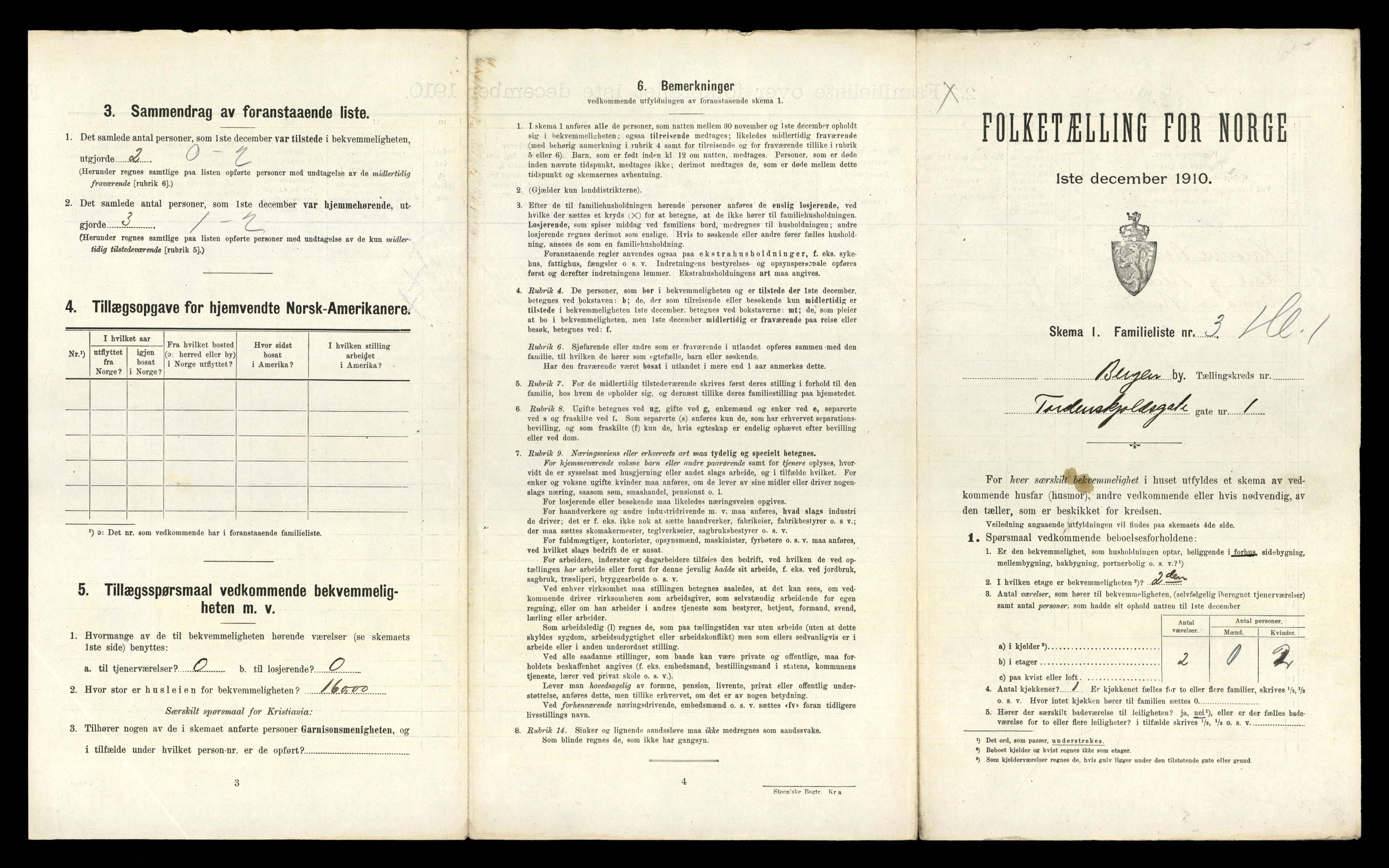 RA, 1910 census for Bergen, 1910, p. 32847