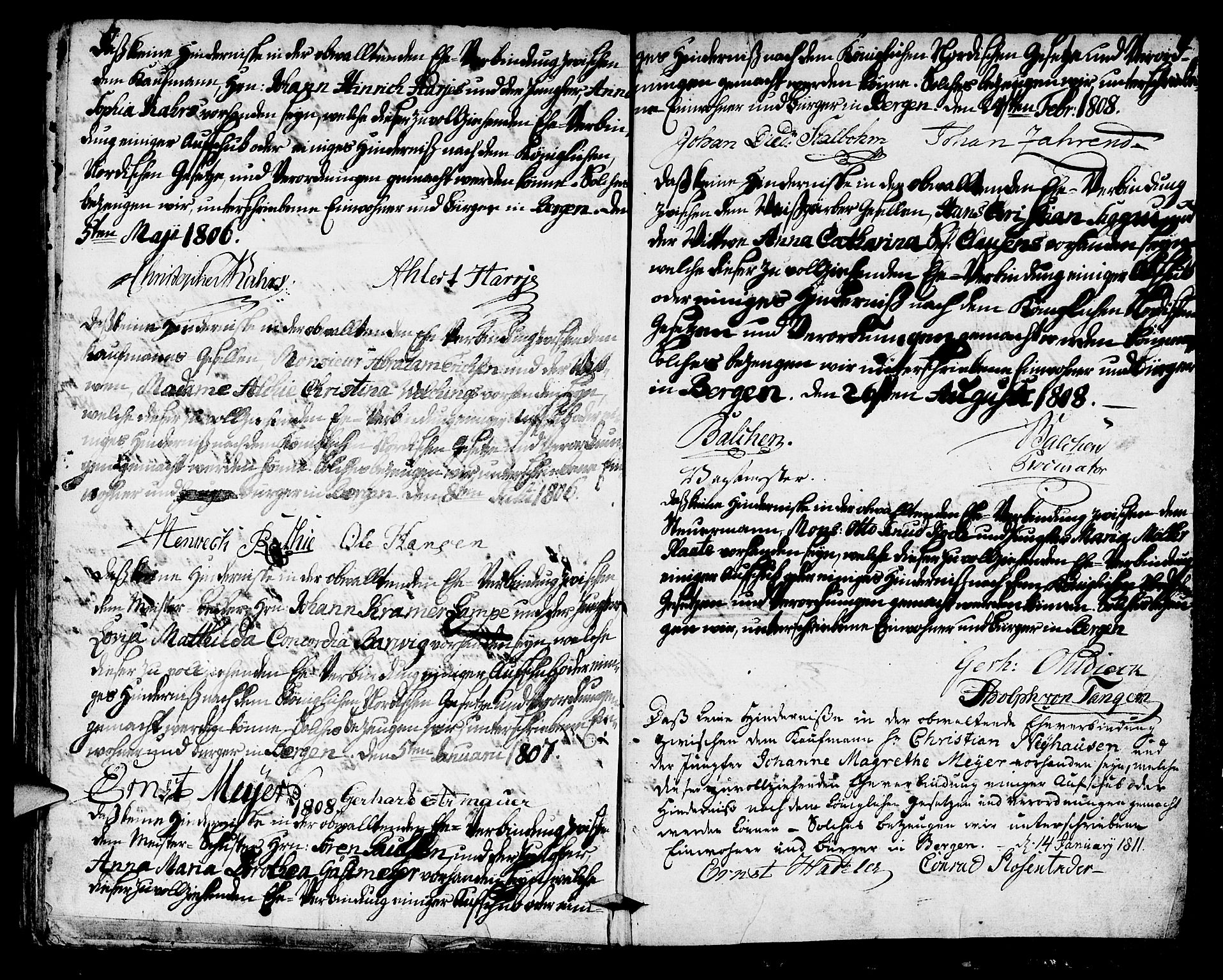 Mariakirken Sokneprestembete, AV/SAB-A-76901/H/Haa/L0003: Parish register (official) no. A 3, 1786-1815, p. 189