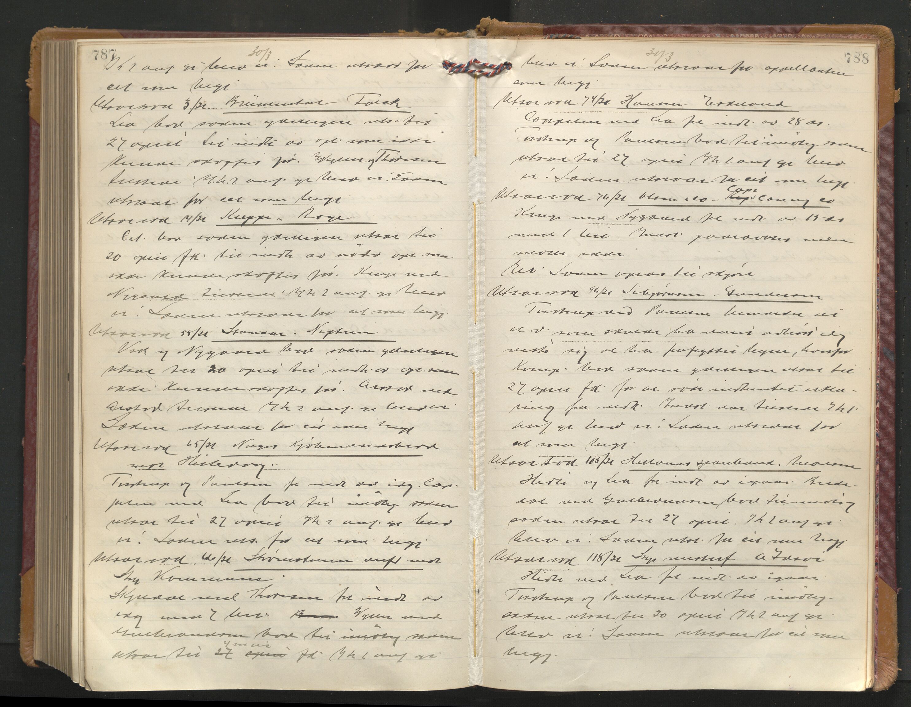 Stavanger byrett, AV/SAST-A-100455/001/3/320/3201BA/L0001: Bytingprotokoll, 1920-1921, p. 787-788