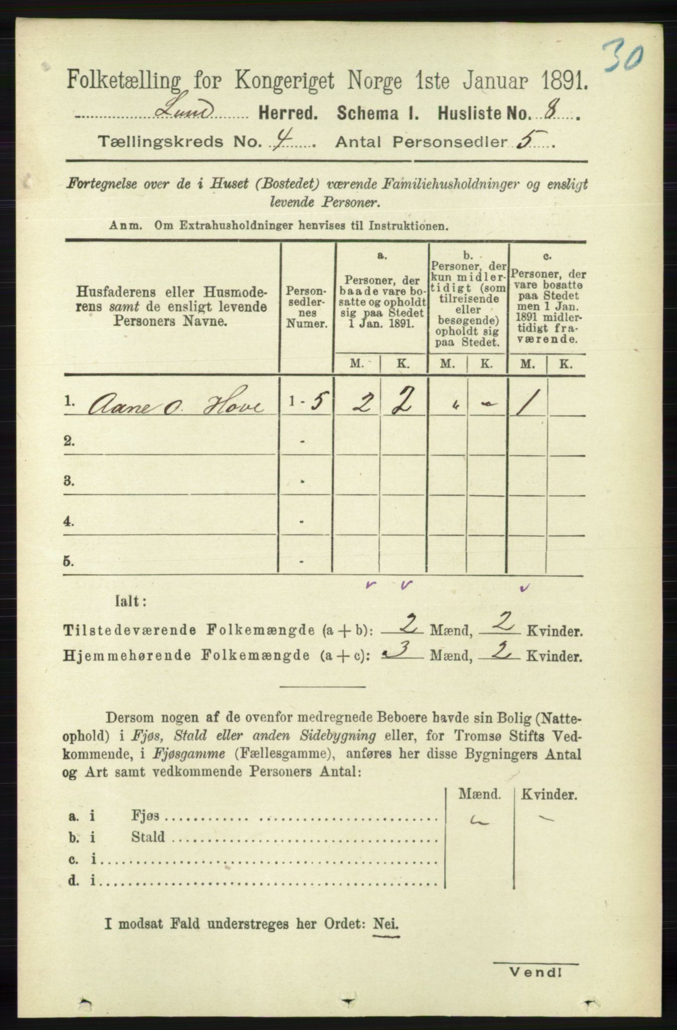 RA, 1891 census for 1112 Lund, 1891, p. 1201