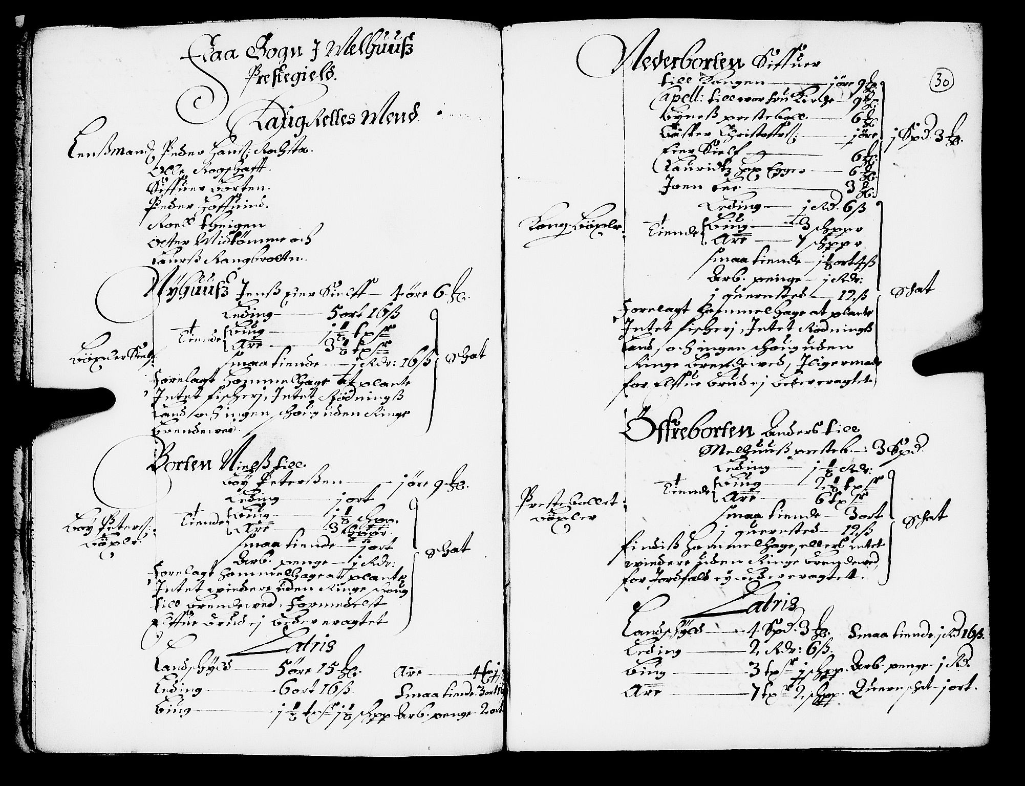 Rentekammeret inntil 1814, Realistisk ordnet avdeling, RA/EA-4070/N/Nb/Nba/L0051: Gauldal fogderi, 1667, p. 29b-30a