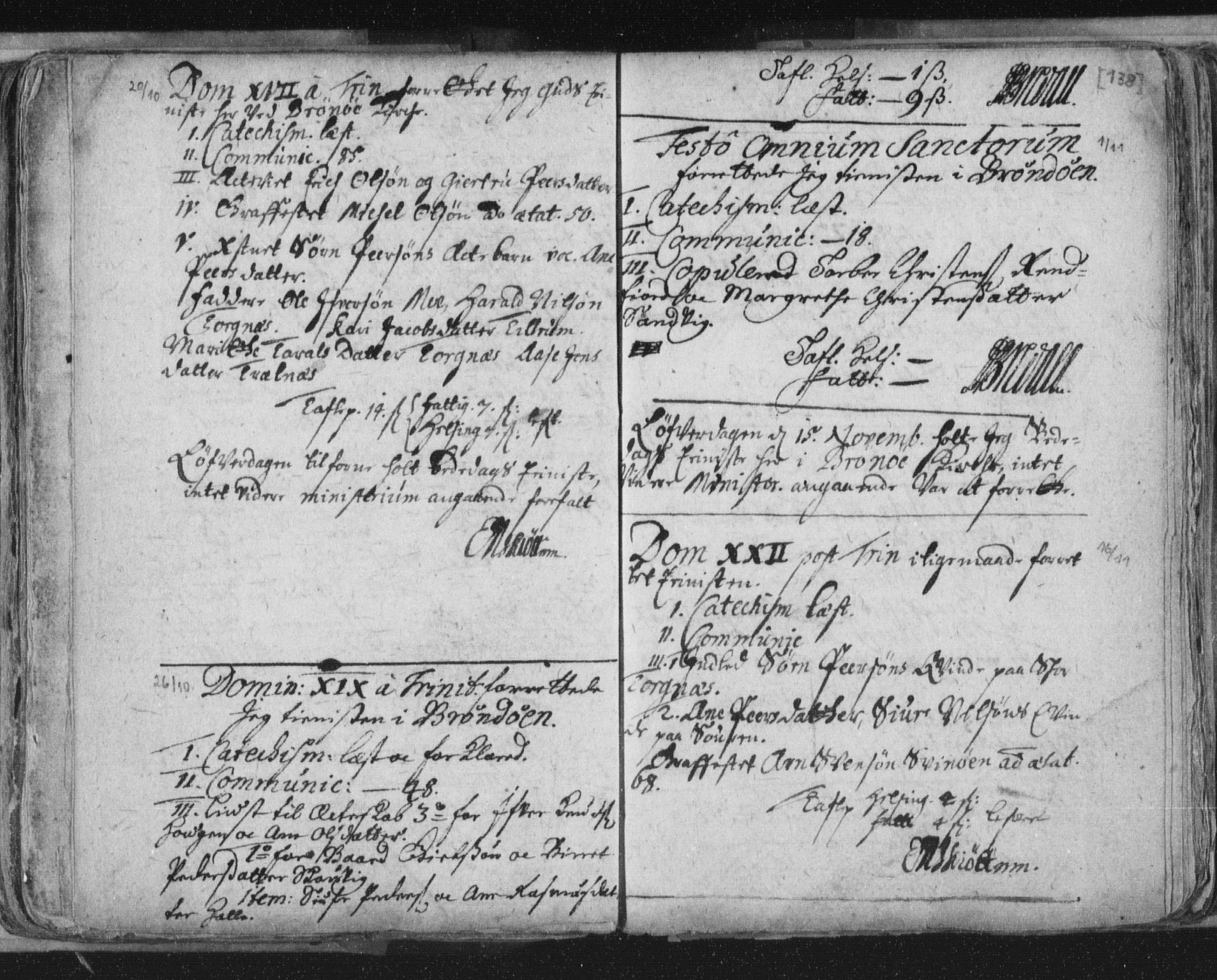 Ministerialprotokoller, klokkerbøker og fødselsregistre - Nordland, SAT/A-1459/813/L0192: Parish register (official) no. 813A02, 1677-1718, p. 138