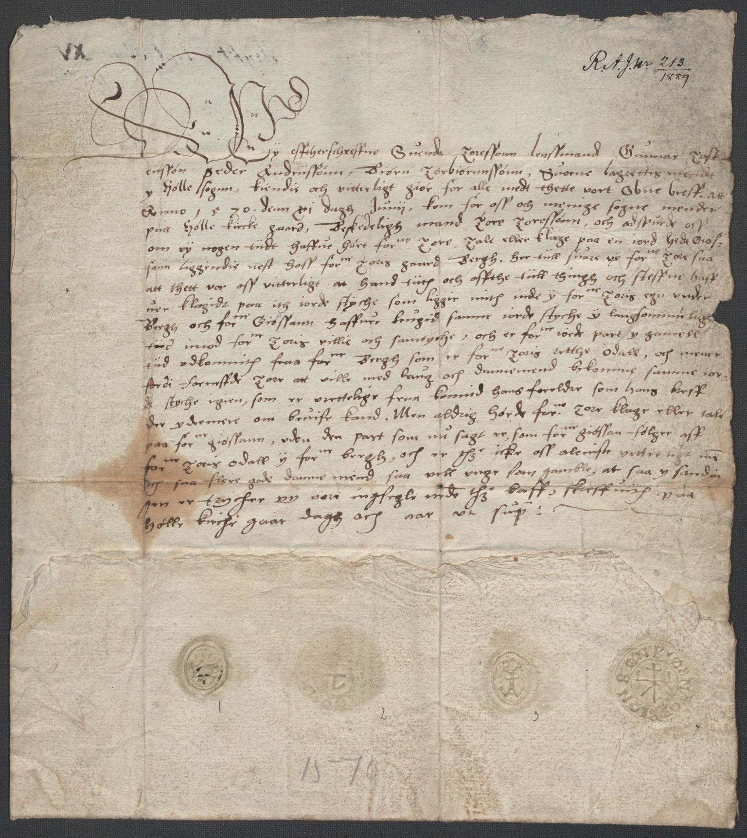 Riksarkivets diplomsamling, RA/EA-5965/F02/L0075: Dokumenter, 1570-1571, p. 25