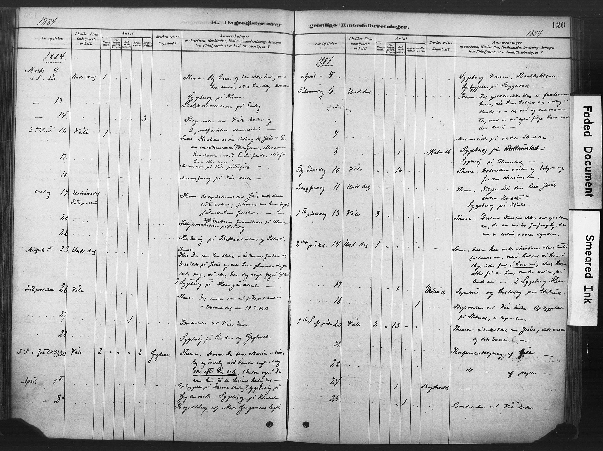 Våle kirkebøker, AV/SAKO-A-334/F/Fb/L0002: Parish register (official) no. II 2, 1878-1907, p. 126