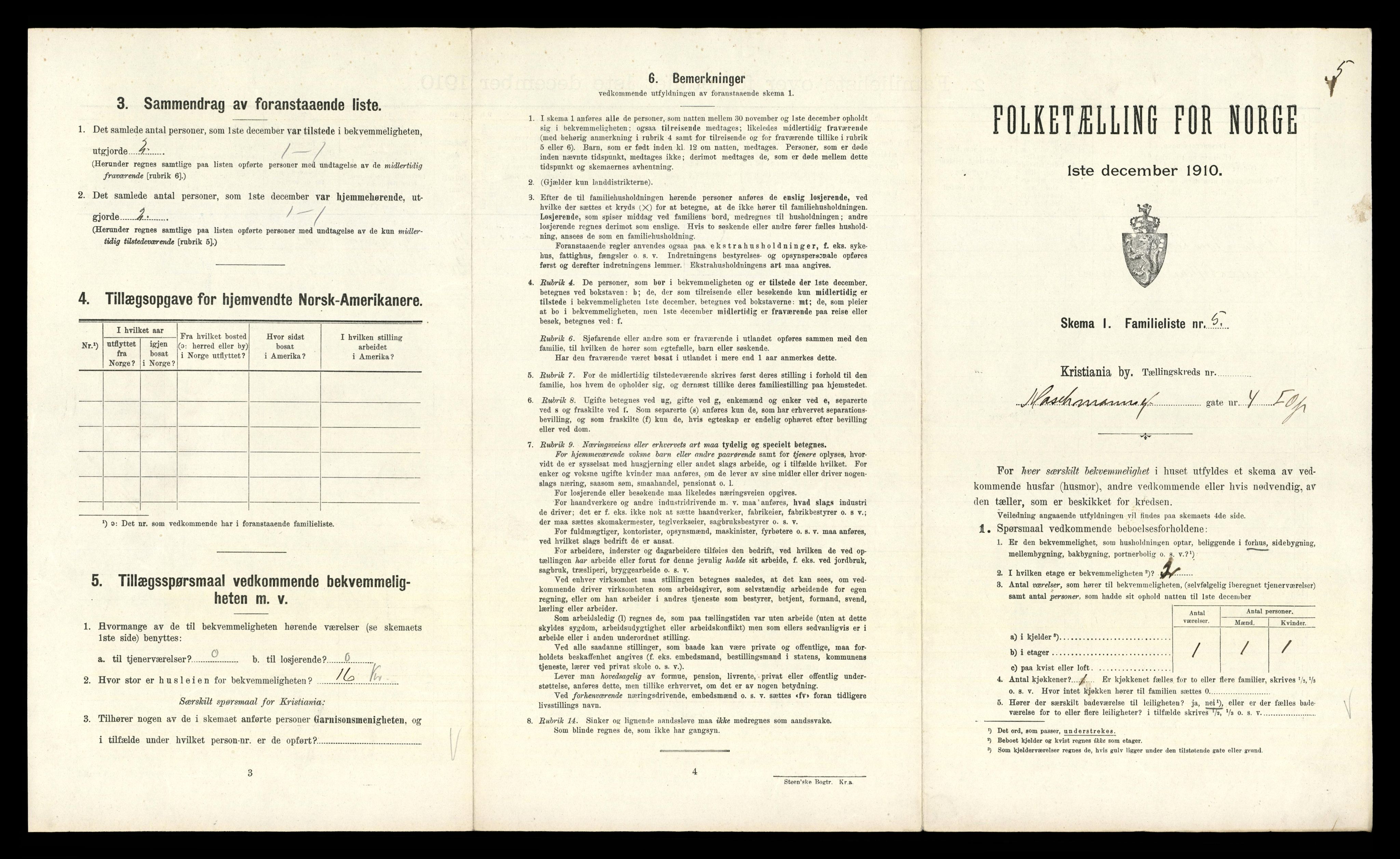 RA, 1910 census for Kristiania, 1910, p. 62729