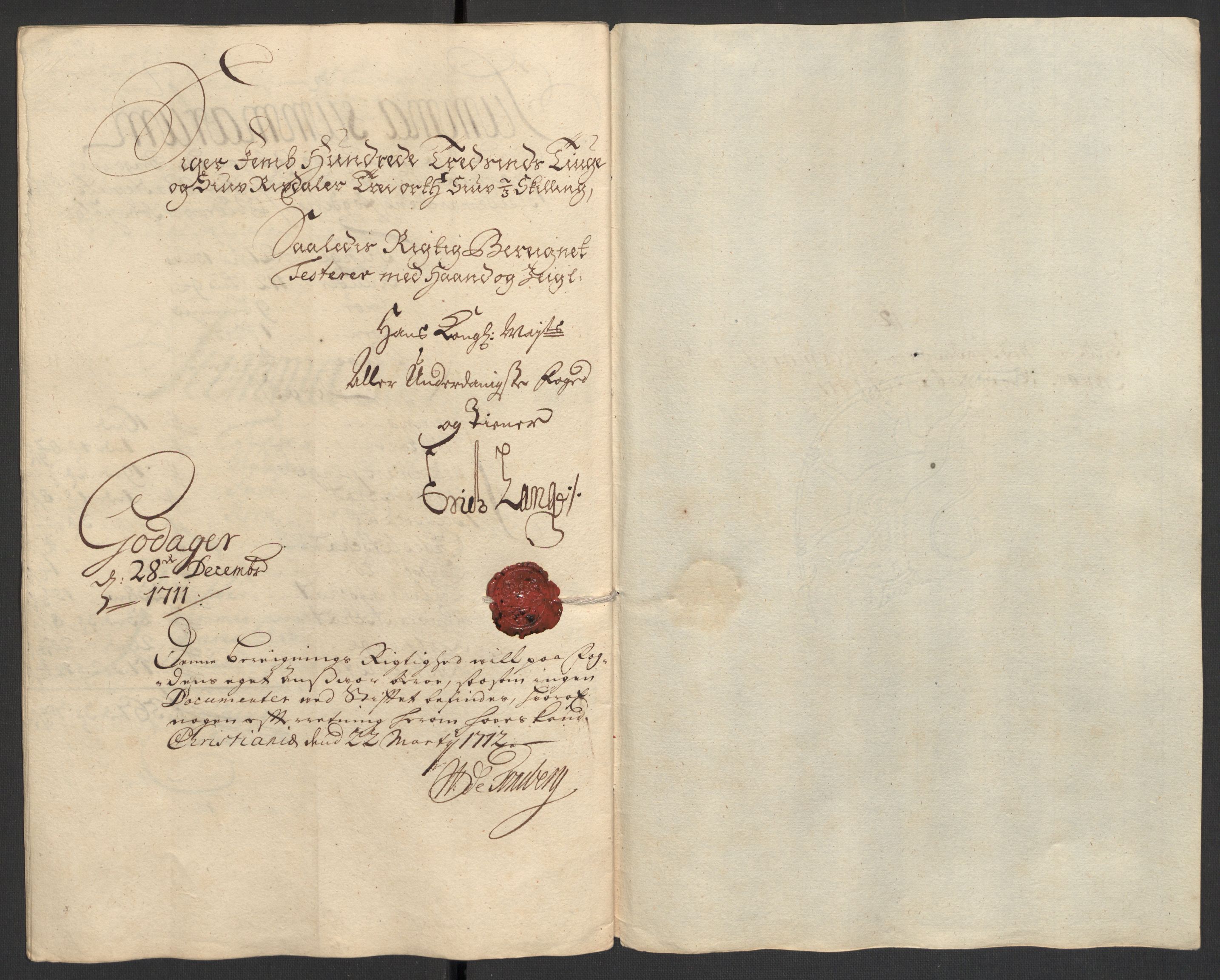 Rentekammeret inntil 1814, Reviderte regnskaper, Fogderegnskap, RA/EA-4092/R16/L1048: Fogderegnskap Hedmark, 1711, p. 14