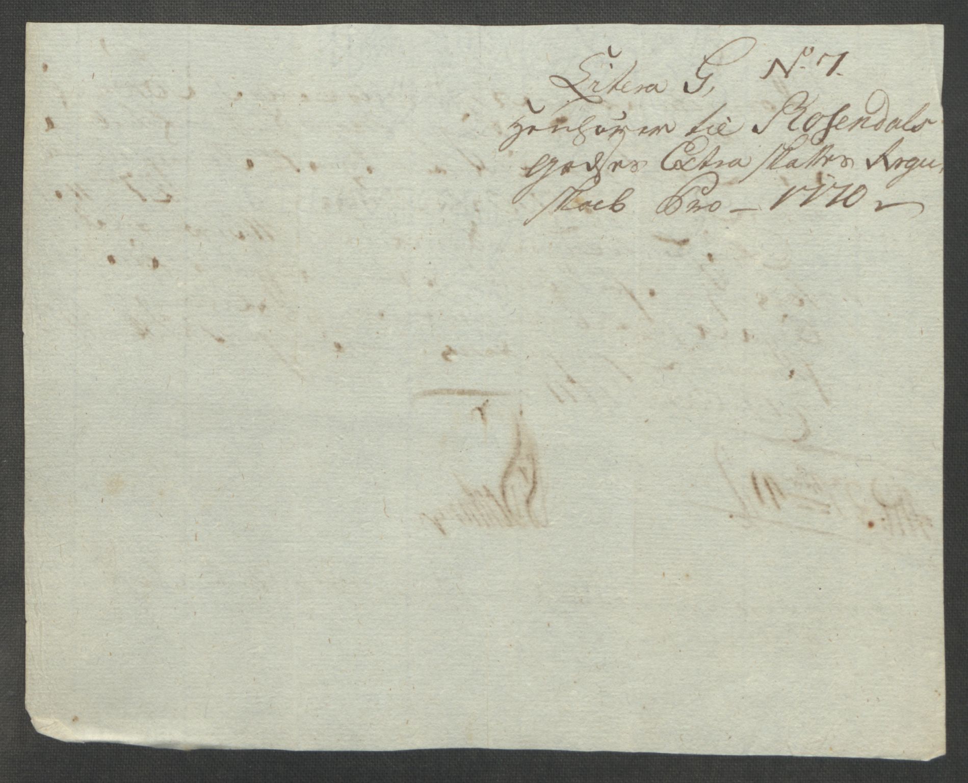 Rentekammeret inntil 1814, Reviderte regnskaper, Fogderegnskap, RA/EA-4092/R49/L3157: Ekstraskatten Rosendal Baroni, 1762-1772, p. 309