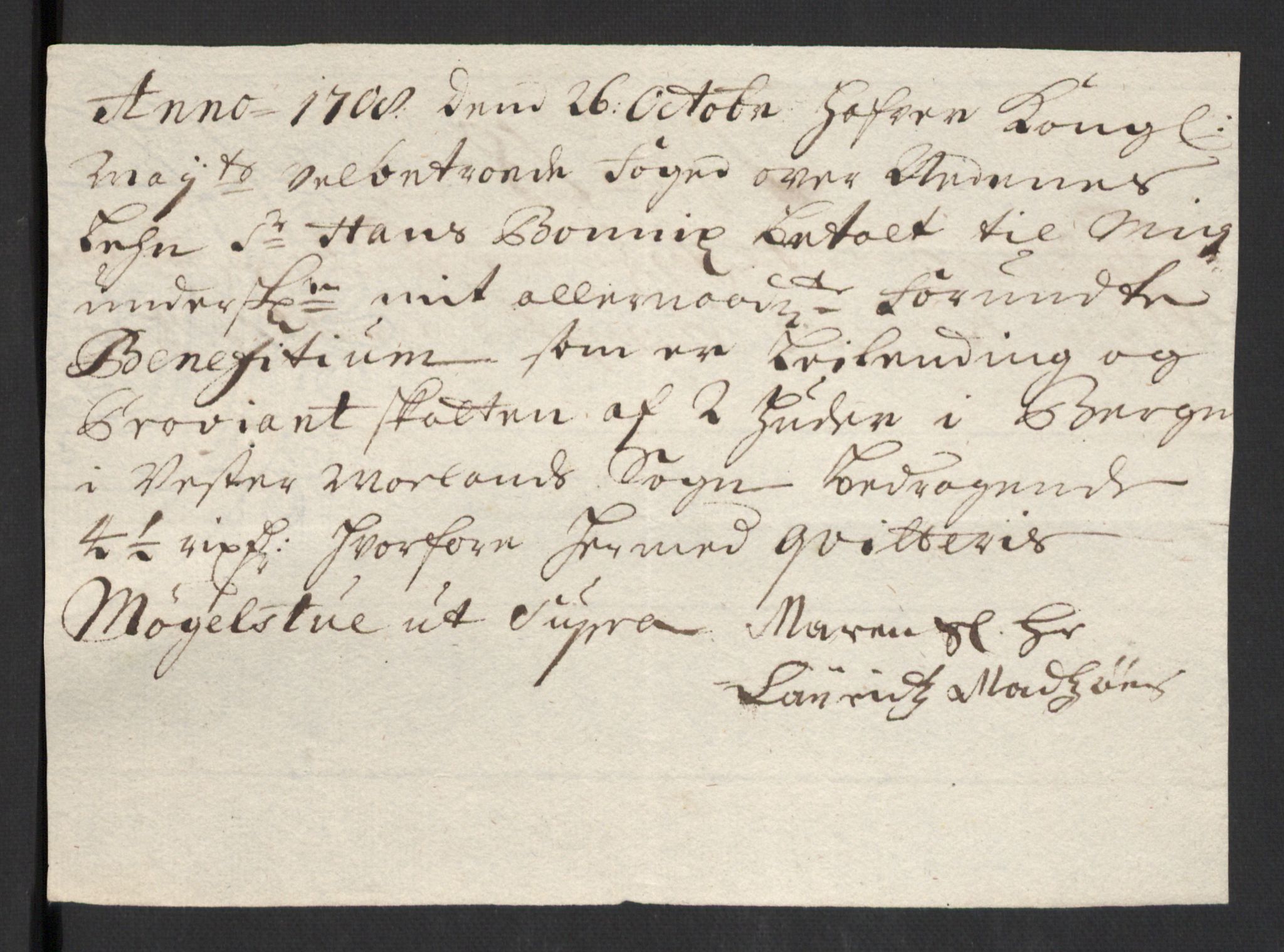 Rentekammeret inntil 1814, Reviderte regnskaper, Fogderegnskap, AV/RA-EA-4092/R39/L2318: Fogderegnskap Nedenes, 1706-1709, p. 306