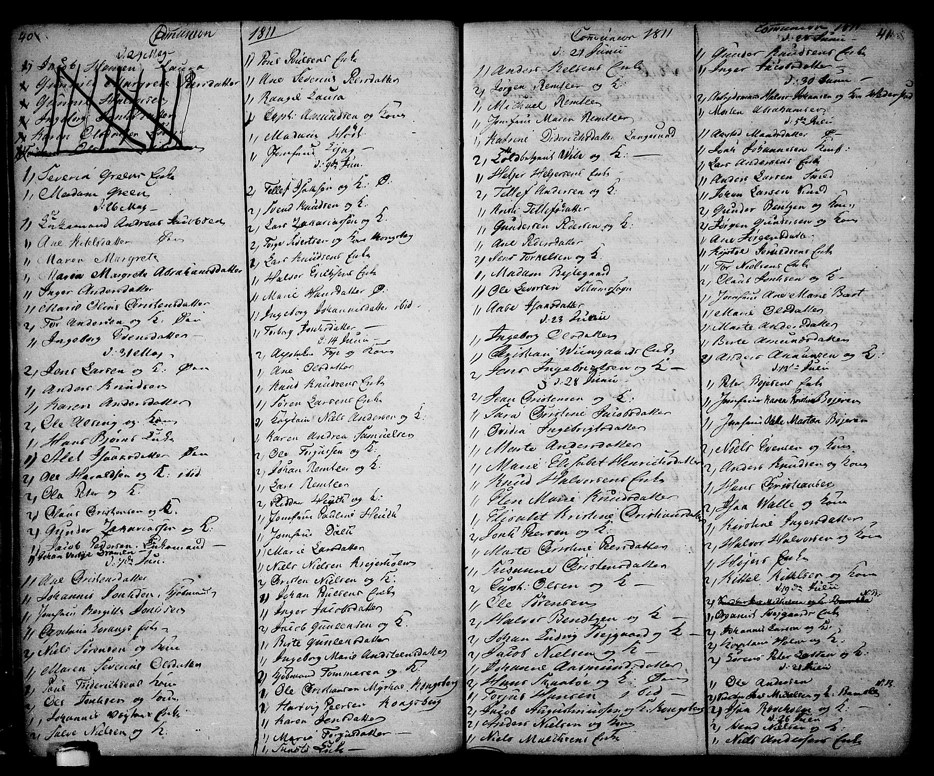 Kragerø kirkebøker, SAKO/A-278/G/Ga/L0001: Parish register (copy) no. 1 /1, 1806-1811, p. 40-41