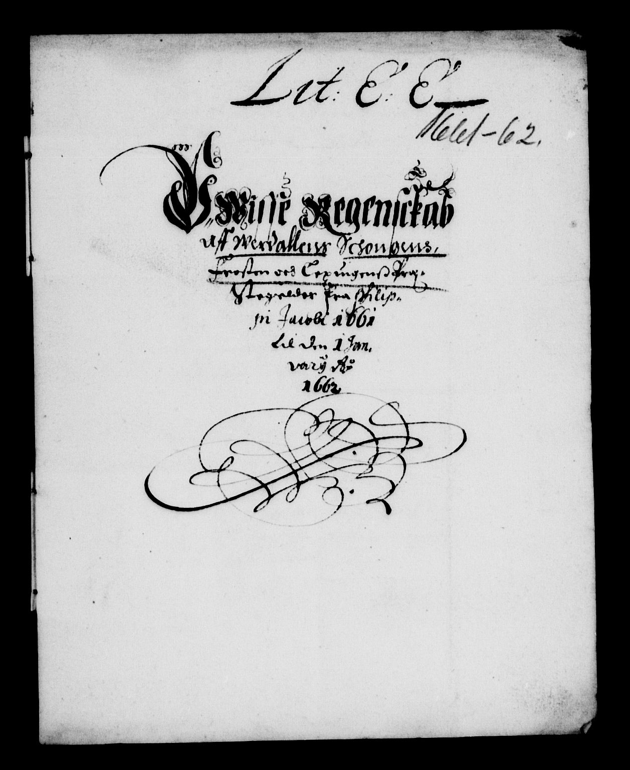 Rentekammeret inntil 1814, Reviderte regnskaper, Lensregnskaper, RA/EA-5023/R/Rb/Rbw/L0148: Trondheim len, 1661