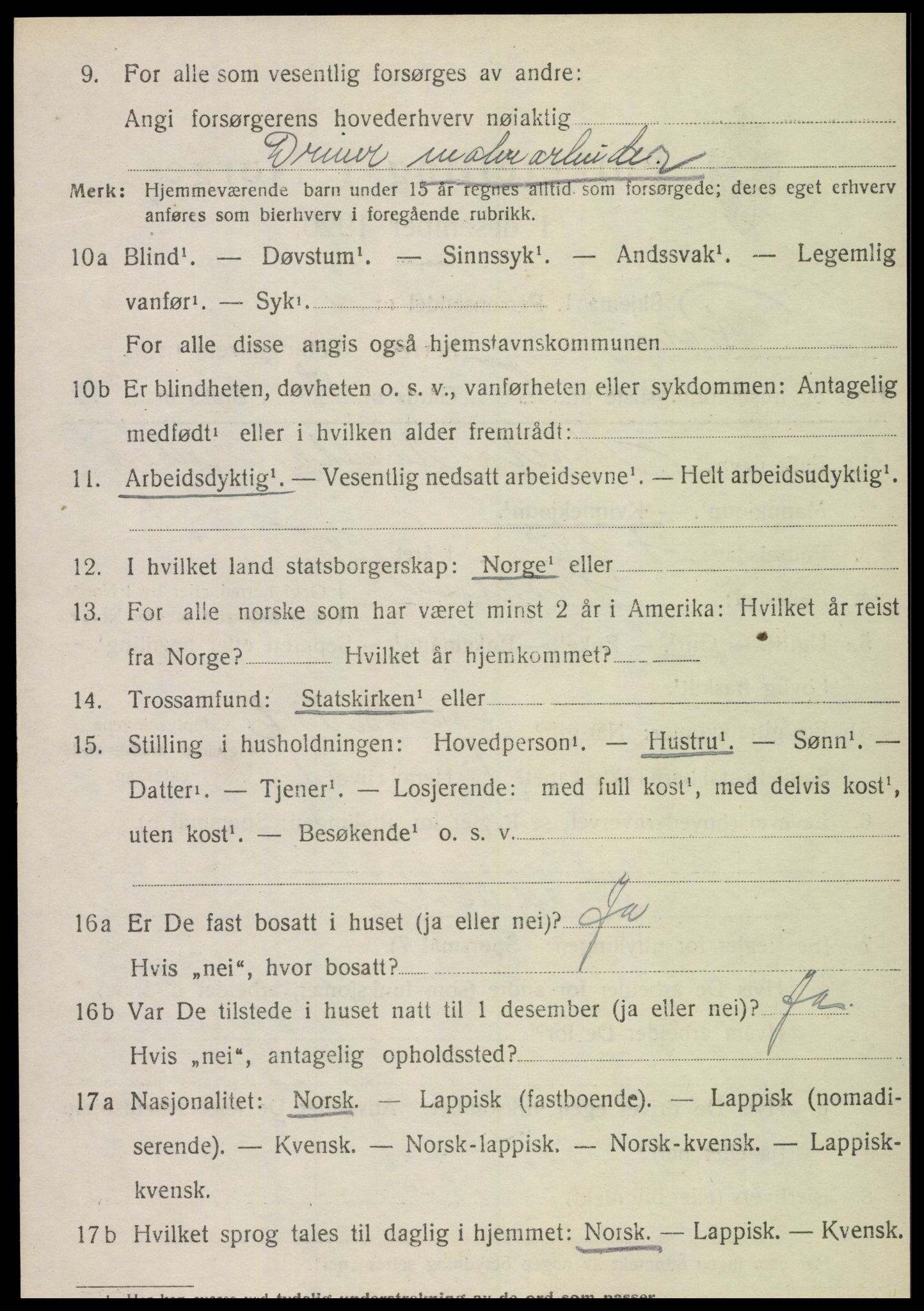 SAT, 1920 census for Røra, 1920, p. 1560