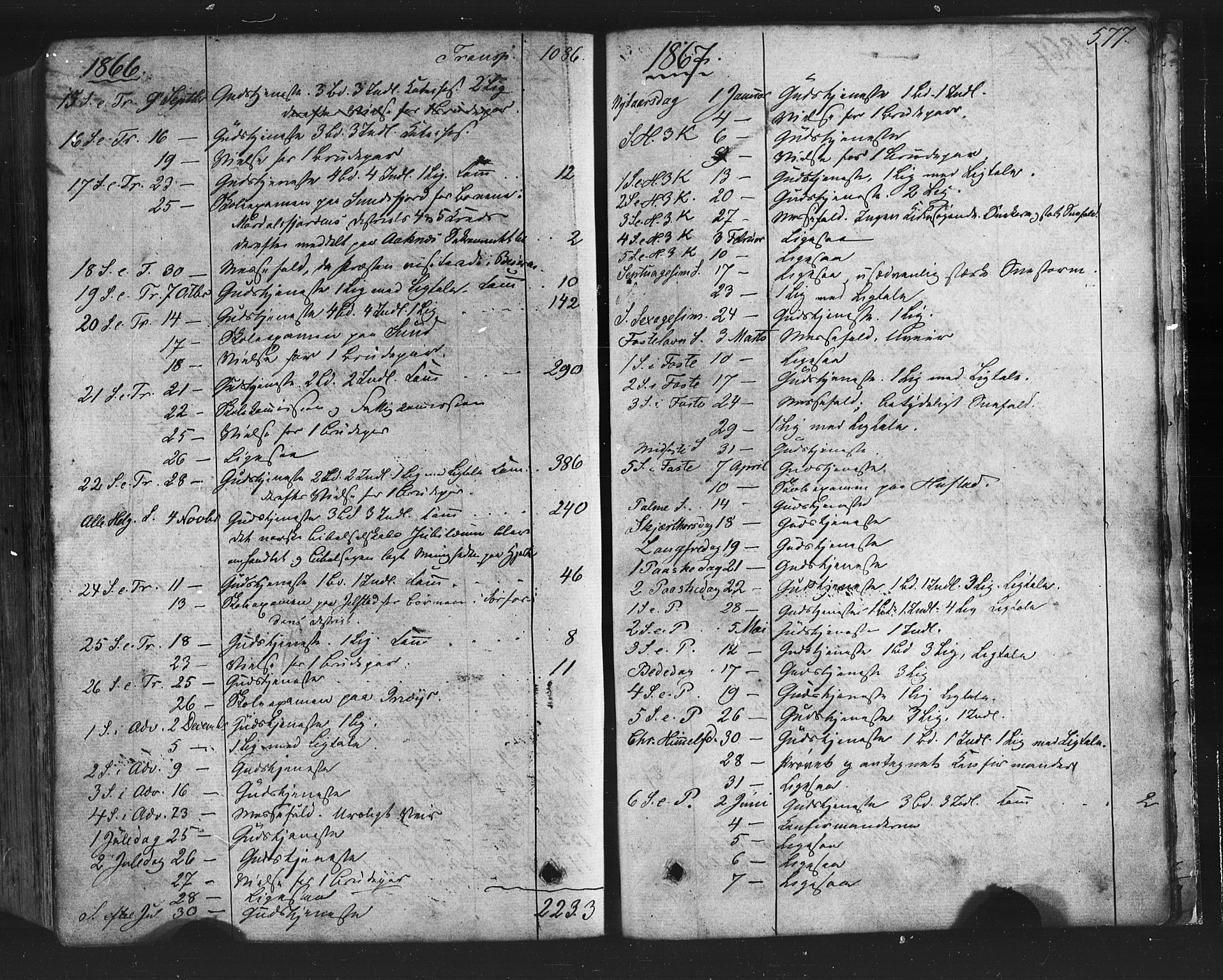 Ministerialprotokoller, klokkerbøker og fødselsregistre - Nordland, SAT/A-1459/805/L0098: Parish register (official) no. 805A05, 1862-1879, p. 577
