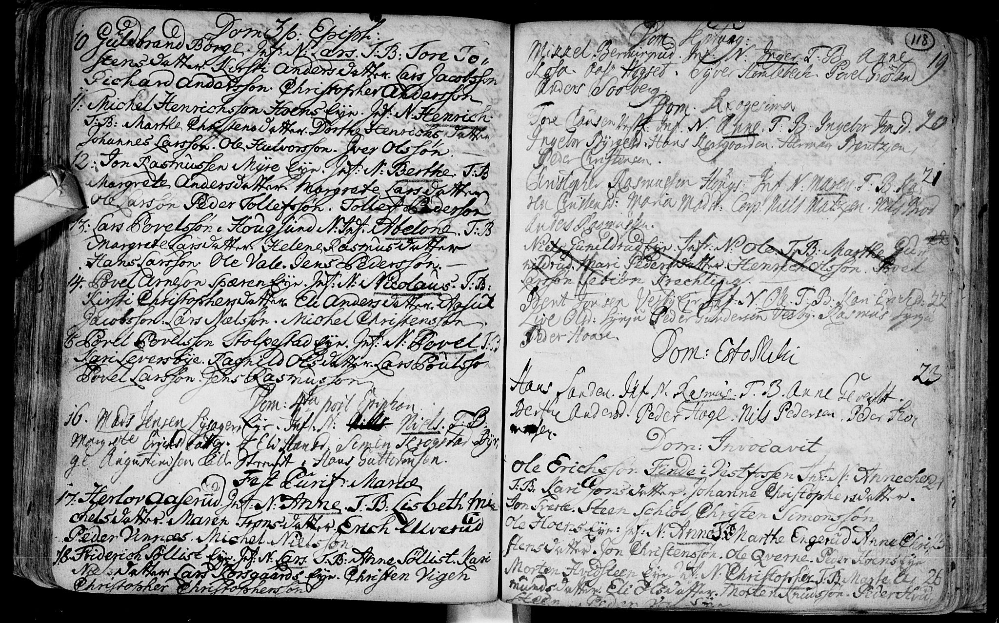 Eiker kirkebøker, AV/SAKO-A-4/F/Fa/L0003: Parish register (official) no. I 3, 1724-1753, p. 118