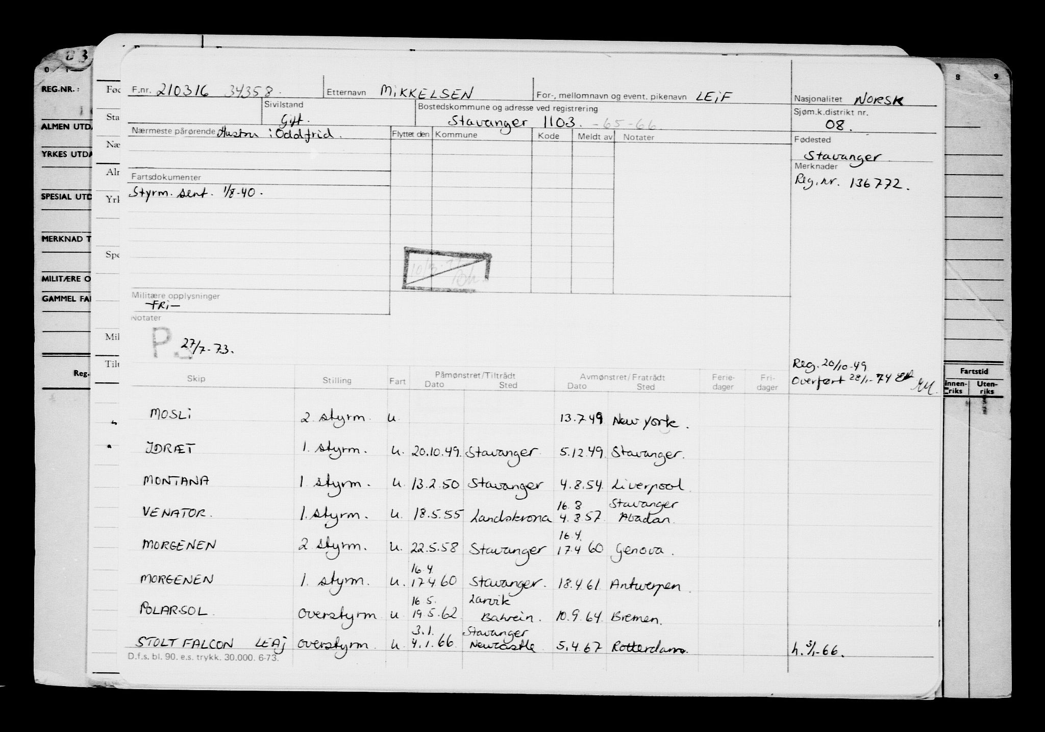 Direktoratet for sjømenn, AV/RA-S-3545/G/Gb/L0137: Hovedkort, 1916, p. 583