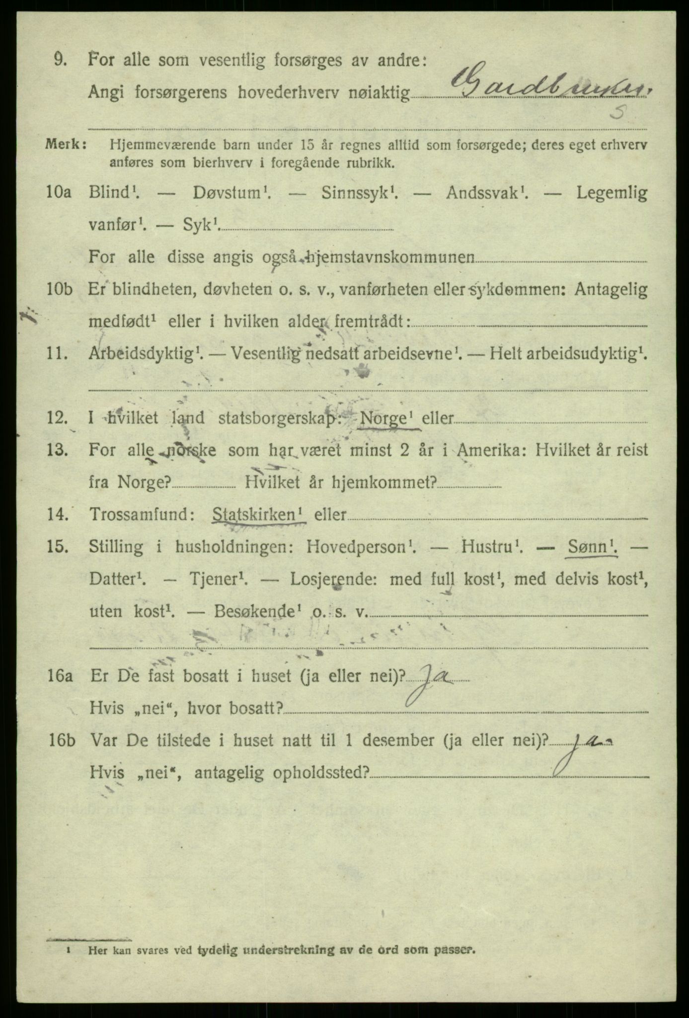 SAB, 1920 census for Manger, 1920, p. 6535