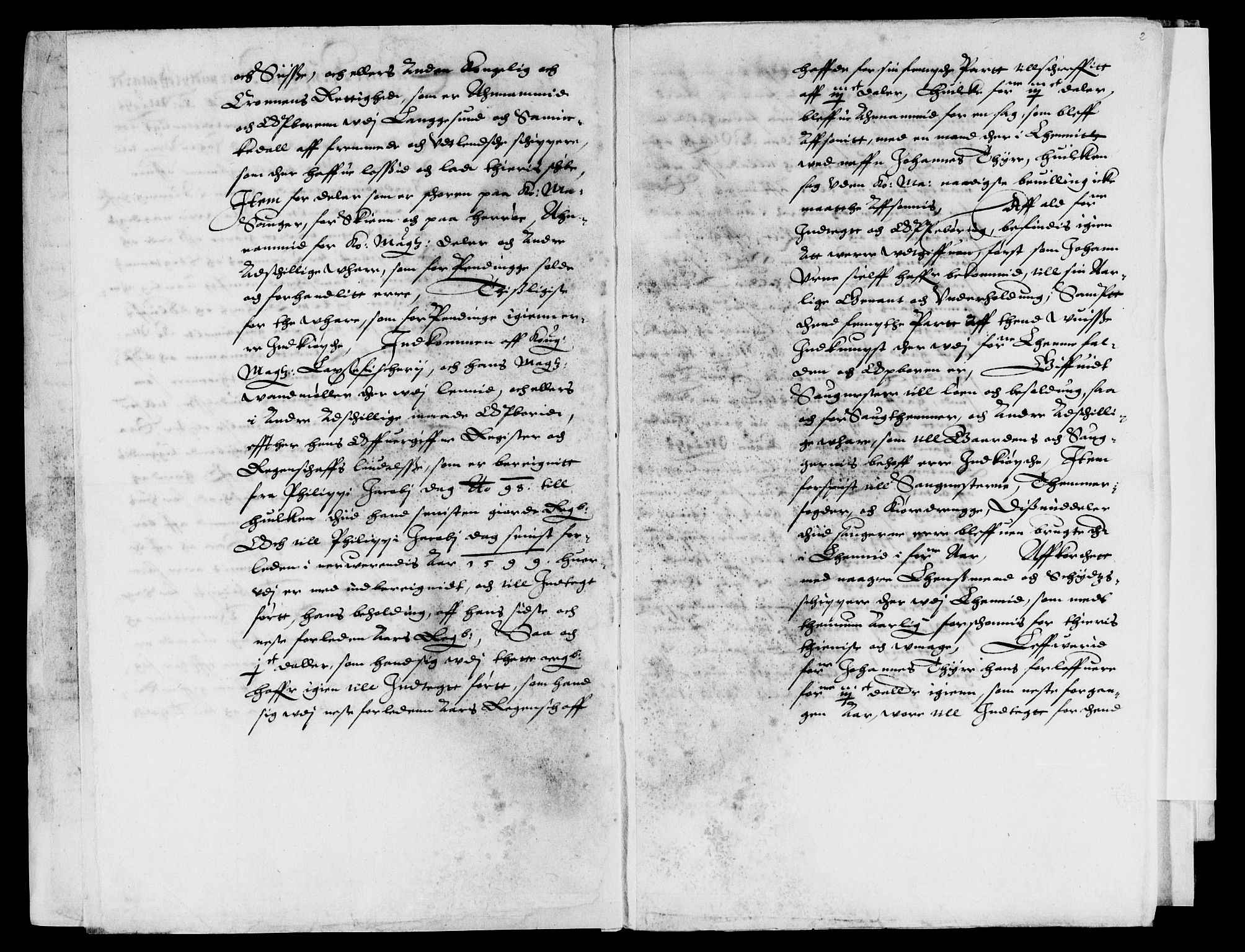 Rentekammeret inntil 1814, Reviderte regnskaper, Lensregnskaper, AV/RA-EA-5023/R/Rb/Rbp/L0002: Bratsberg len, 1599-1609